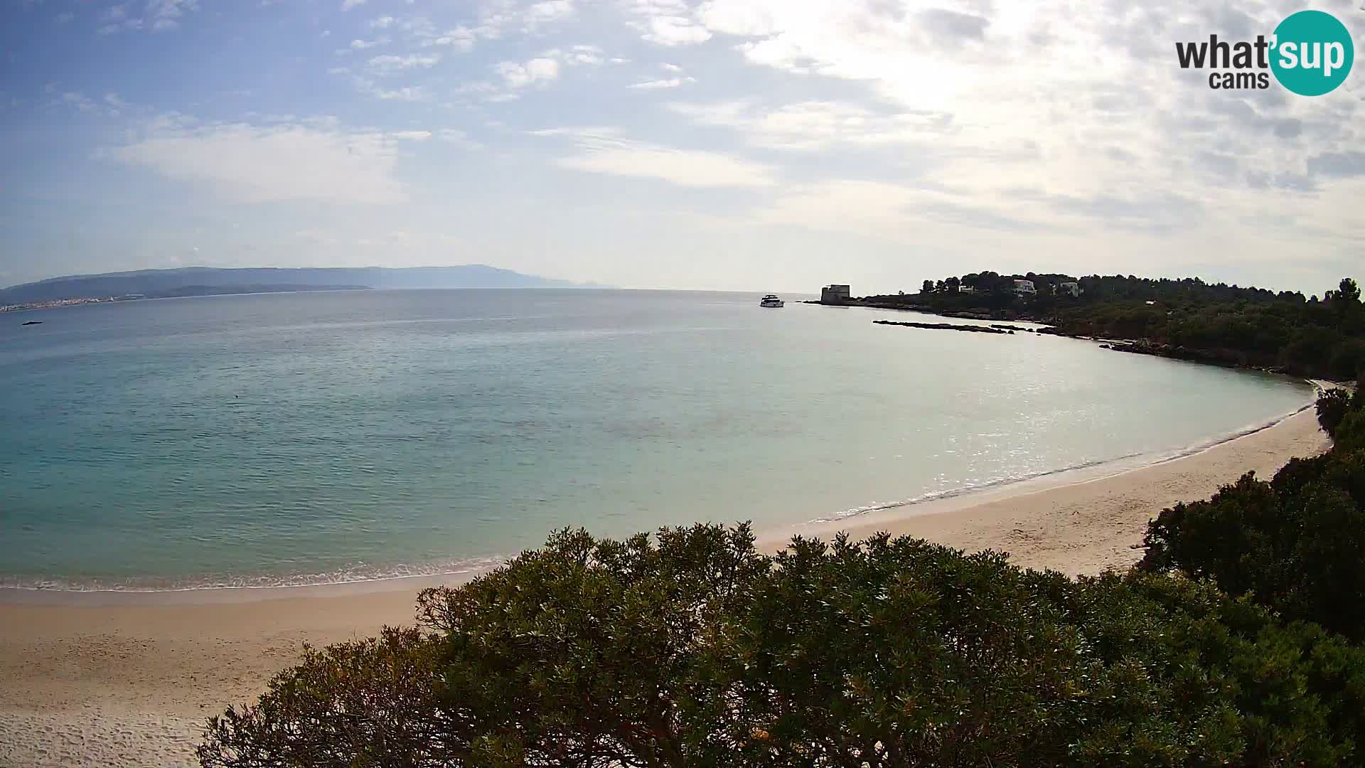 Plage Lazzaretto livecam | Alghero | Sardaigne