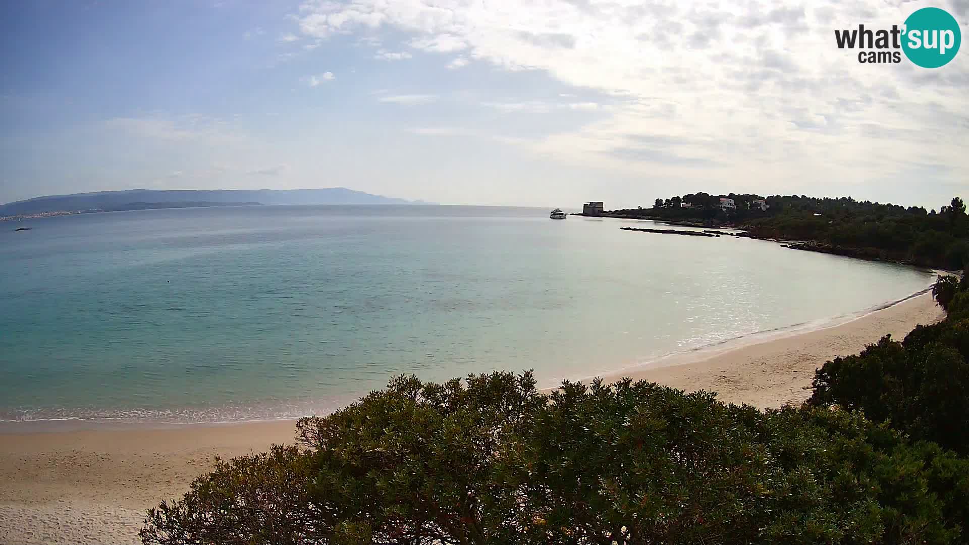 Web kamera plaža Lazzaretto | Alghero | Sardinija