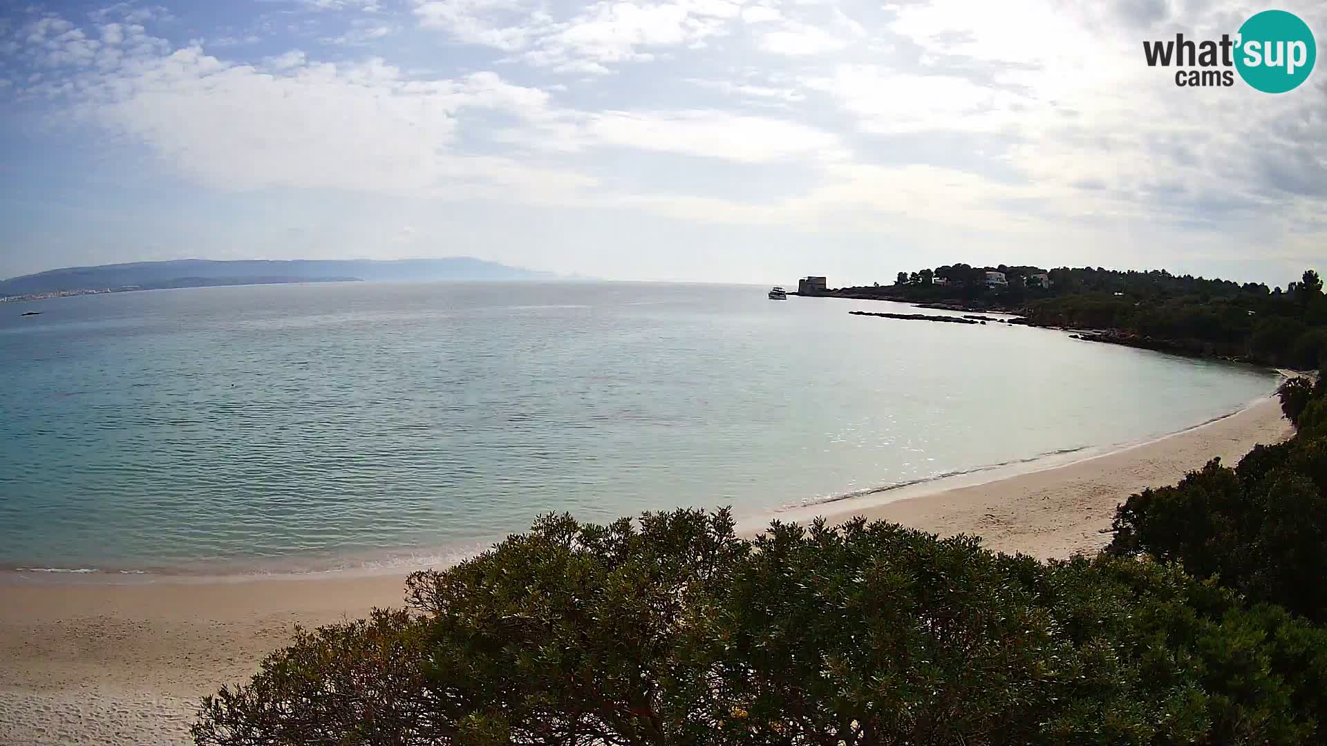 Webcam Lazzaretto beach | Alghero | Sardinia