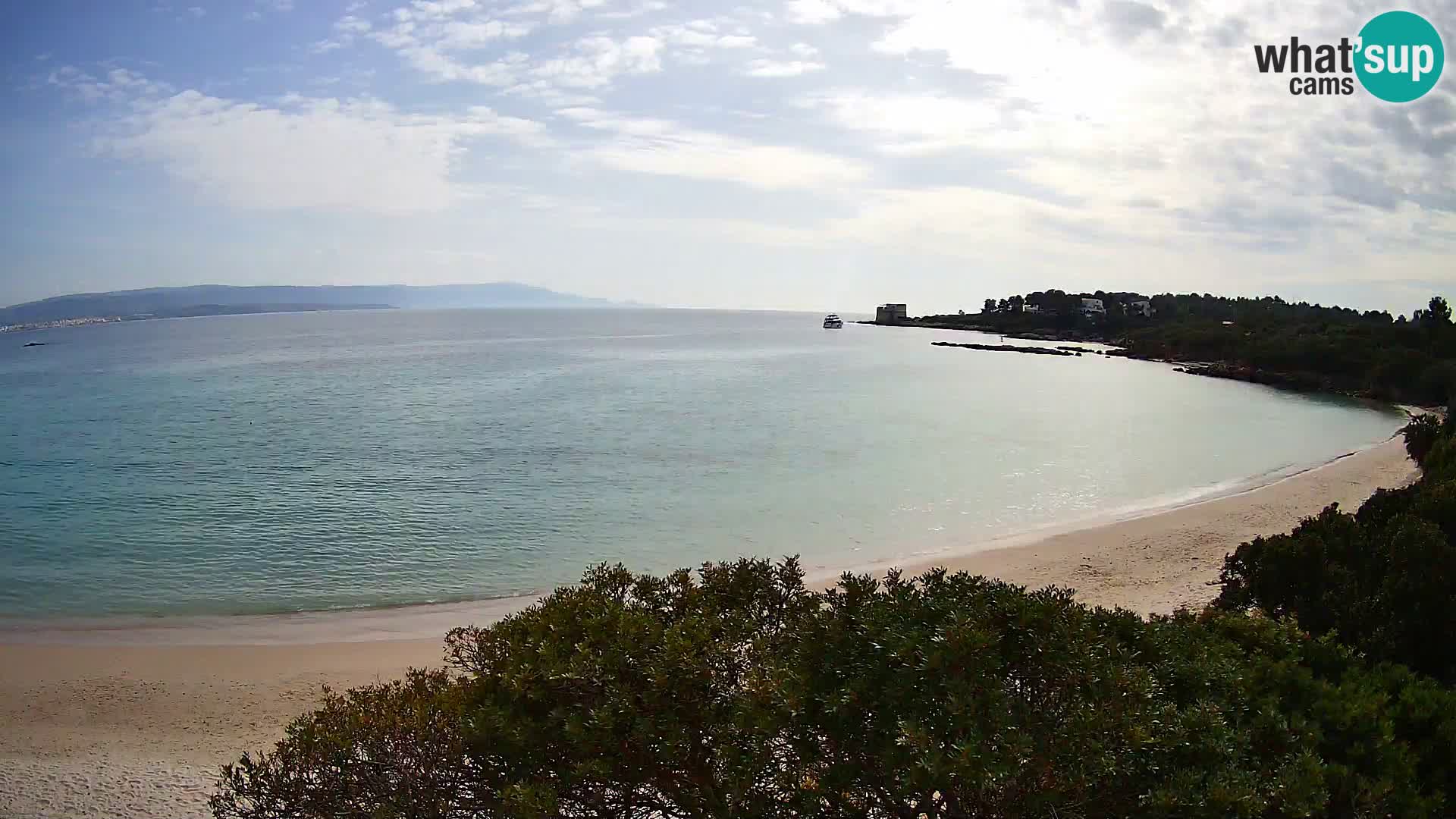 Webcam Lazzaretto beach | Alghero | Sardinia