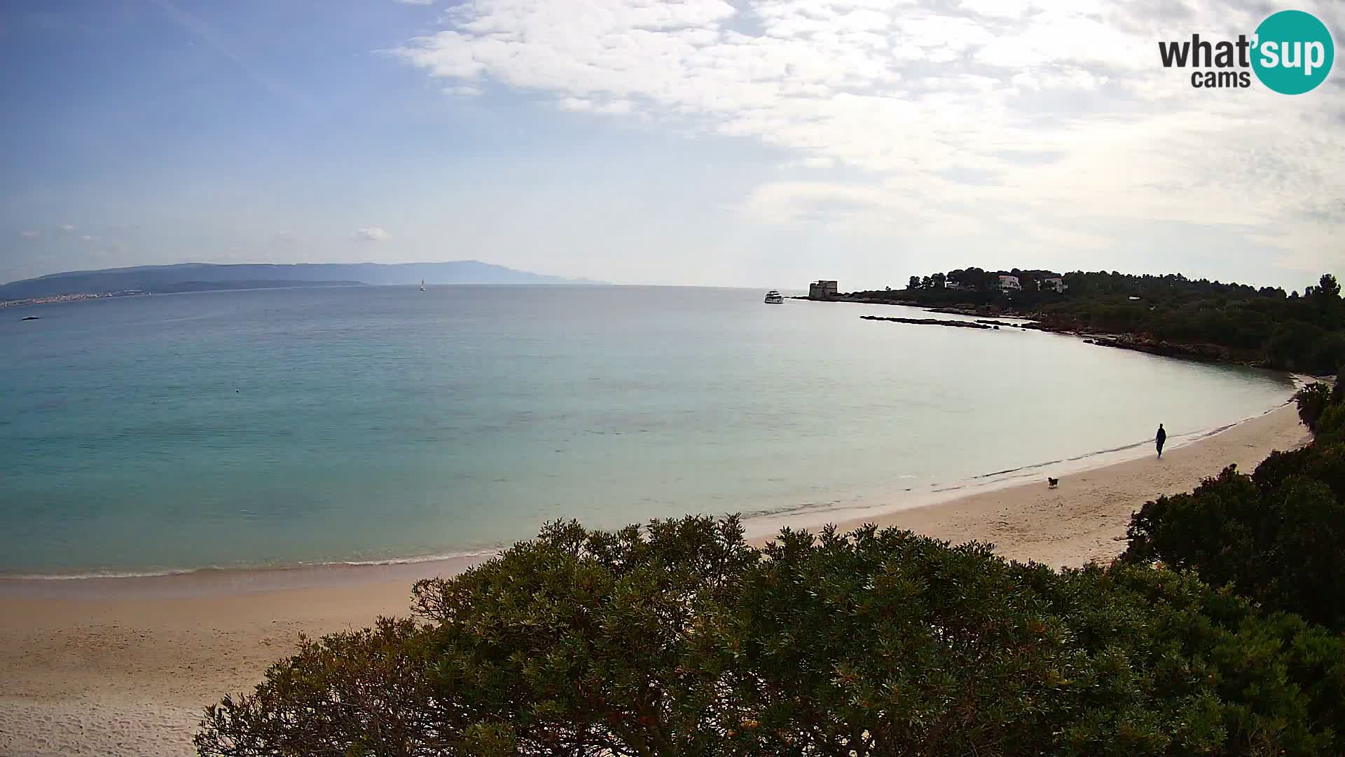 Webcam Lazzaretto beach | Alghero | Sardinia