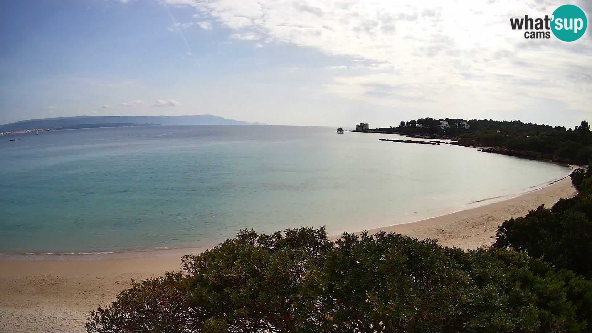 Plage Lazzaretto livecam | Alghero | Sardaigne