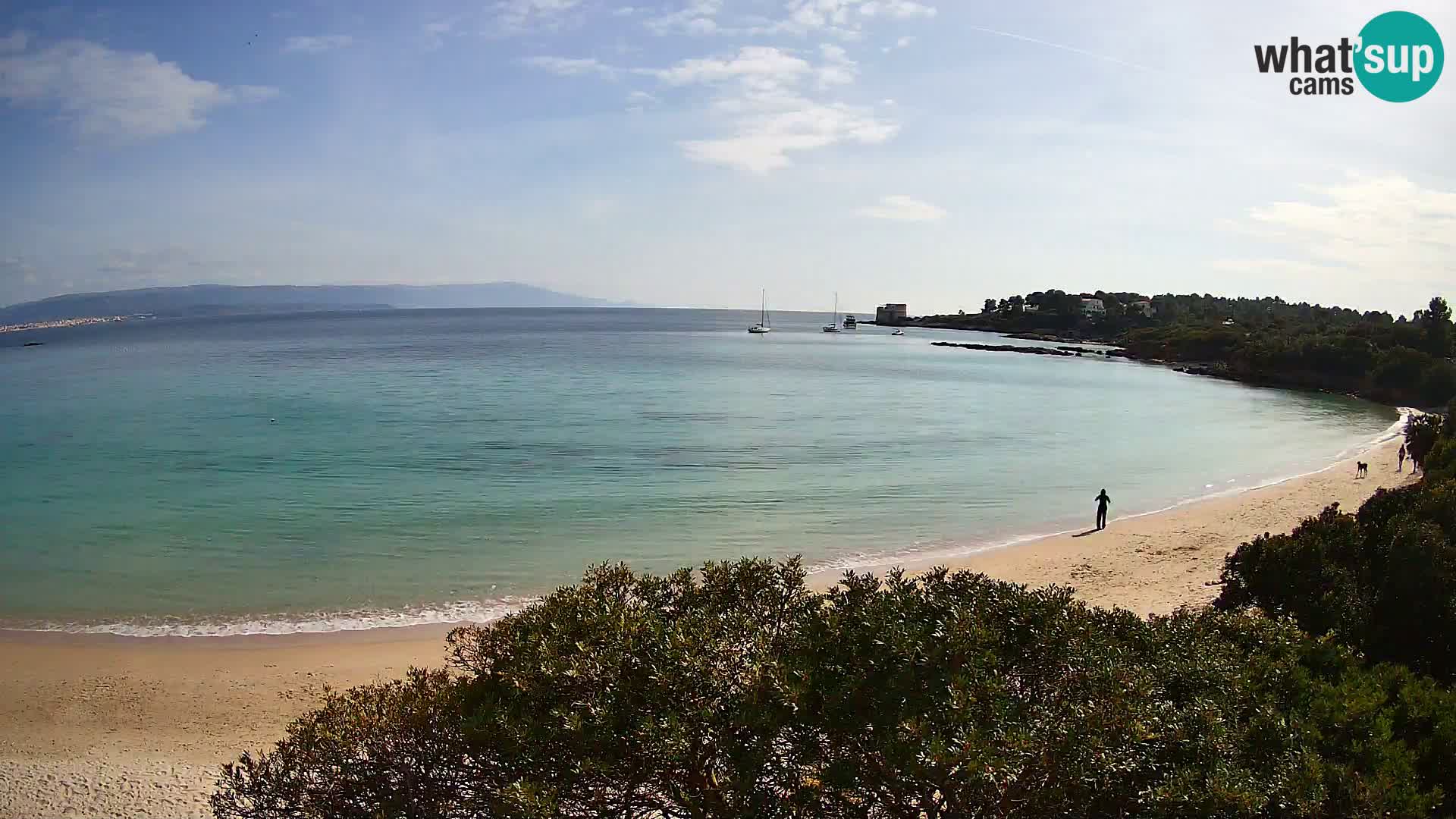 Webcam Lazzaretto beach | Alghero | Sardinia