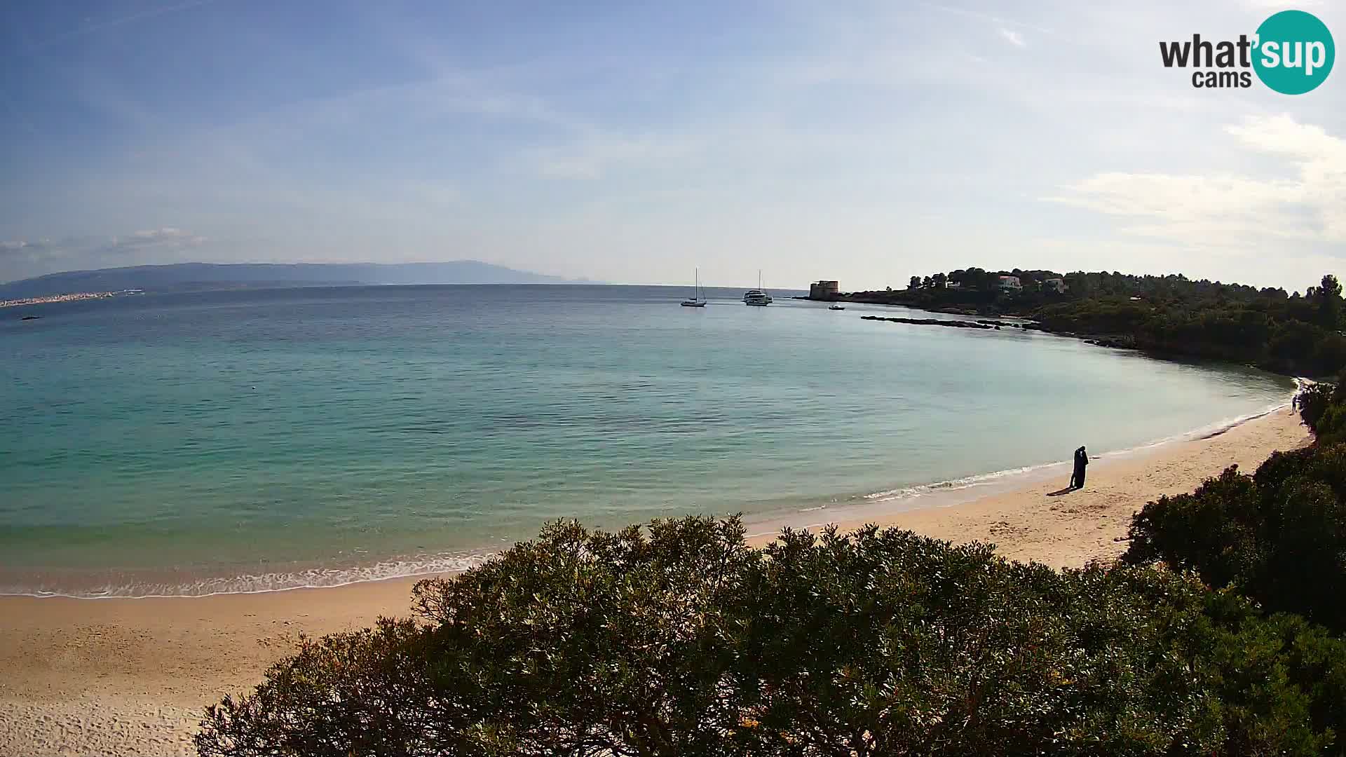 Plage Lazzaretto livecam | Alghero | Sardaigne