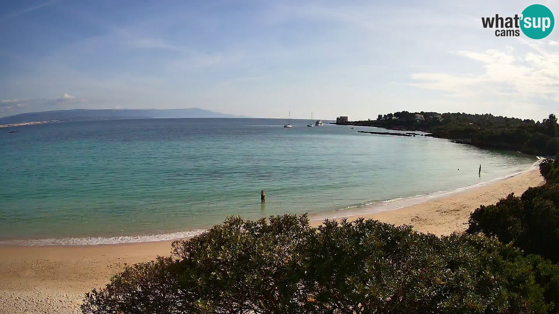 Webcam Lazzaretto beach | Alghero | Sardinia