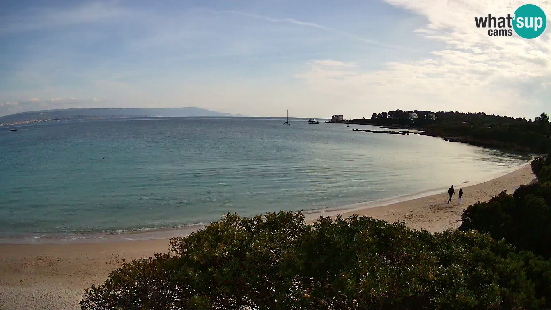 Webcam Lazzaretto Strand | Alghero | Sardinien