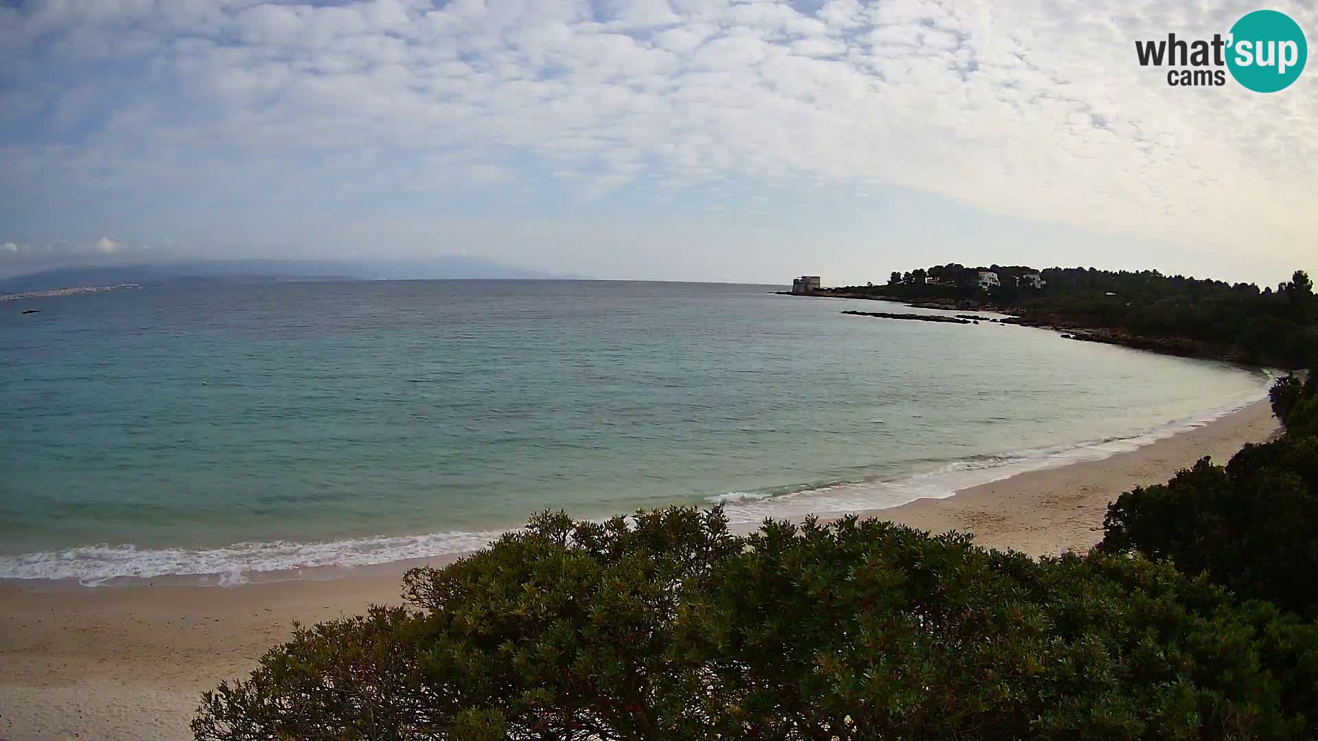 Webcam Lazzaretto beach | Alghero | Sardinia