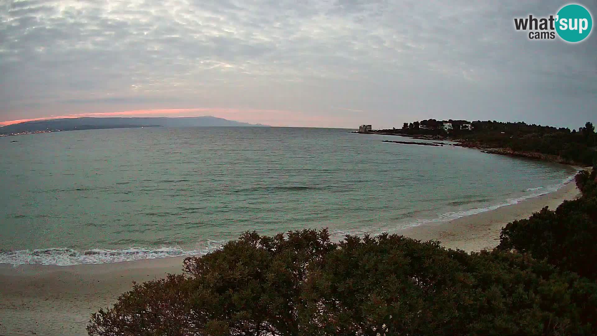 Webcam Lazzaretto Strand | Alghero | Sardinien