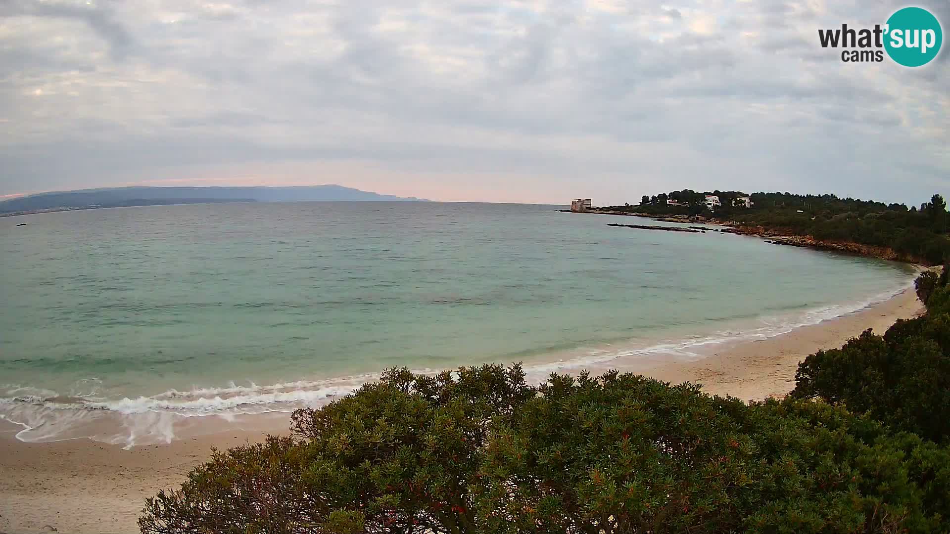 Webcam Lazzaretto beach | Alghero | Sardinia