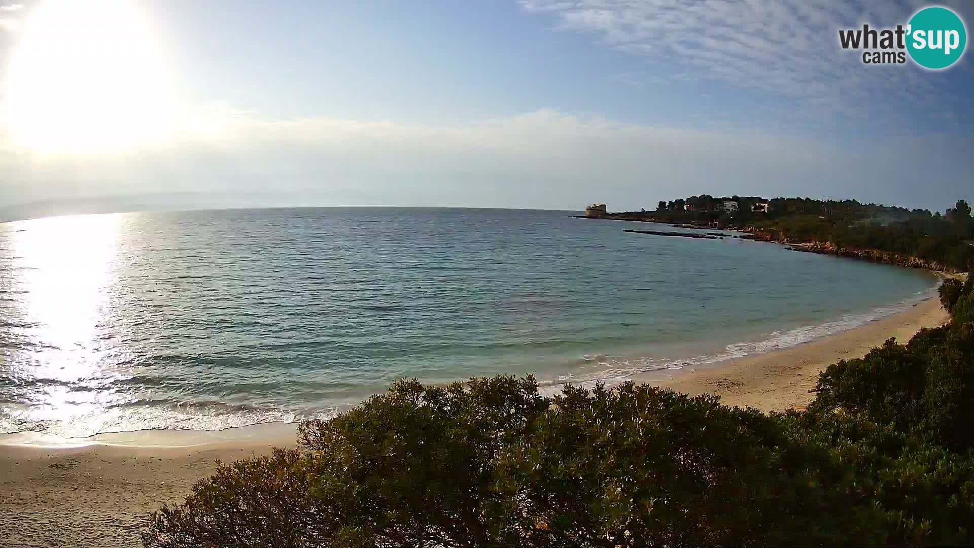 Web kamera plaža Lazzaretto | Alghero | Sardinija