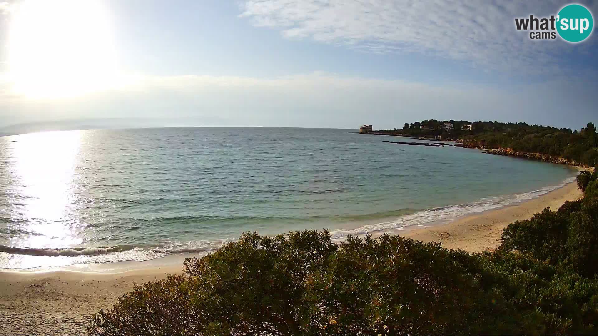 Kamera plaža Lazzaretto | Alghero | Sardinija