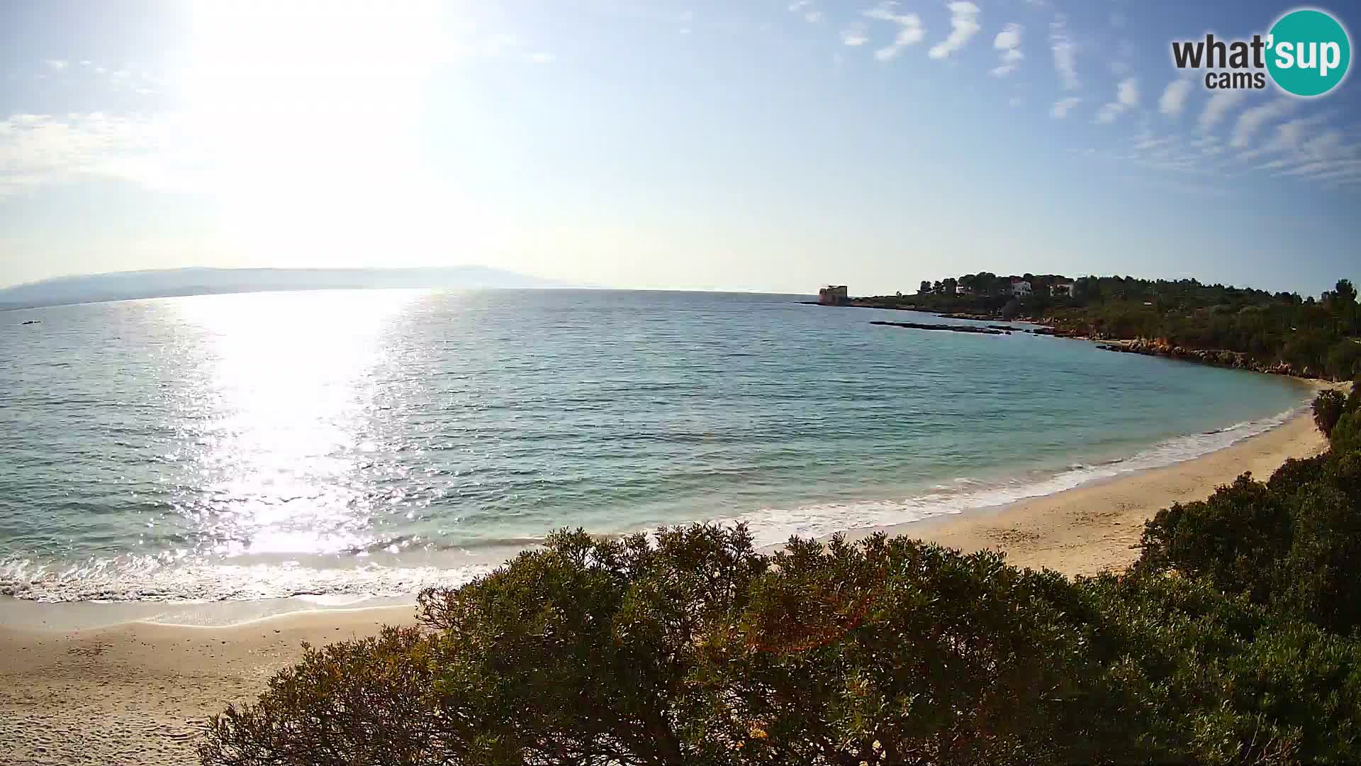 Kamera plaža Lazzaretto | Alghero | Sardinija