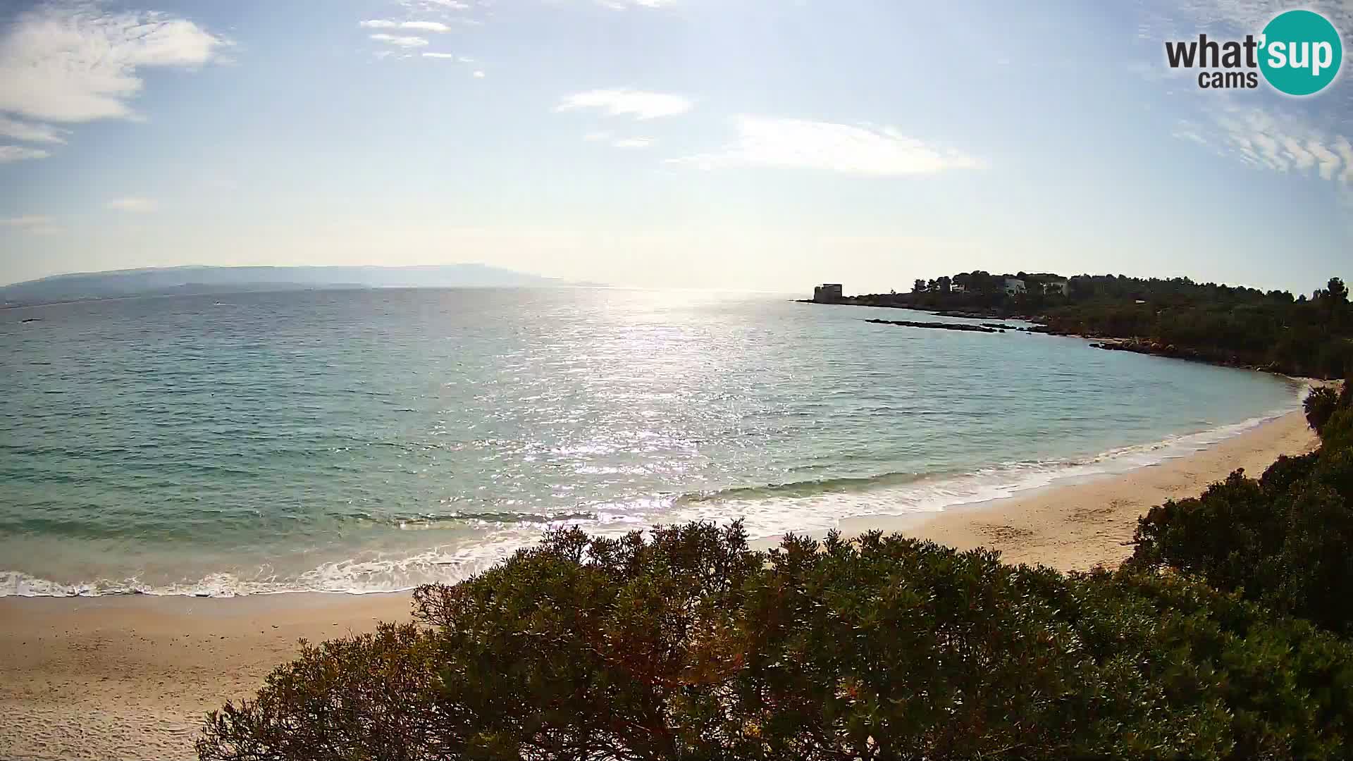 Web kamera plaža Lazzaretto | Alghero | Sardinija