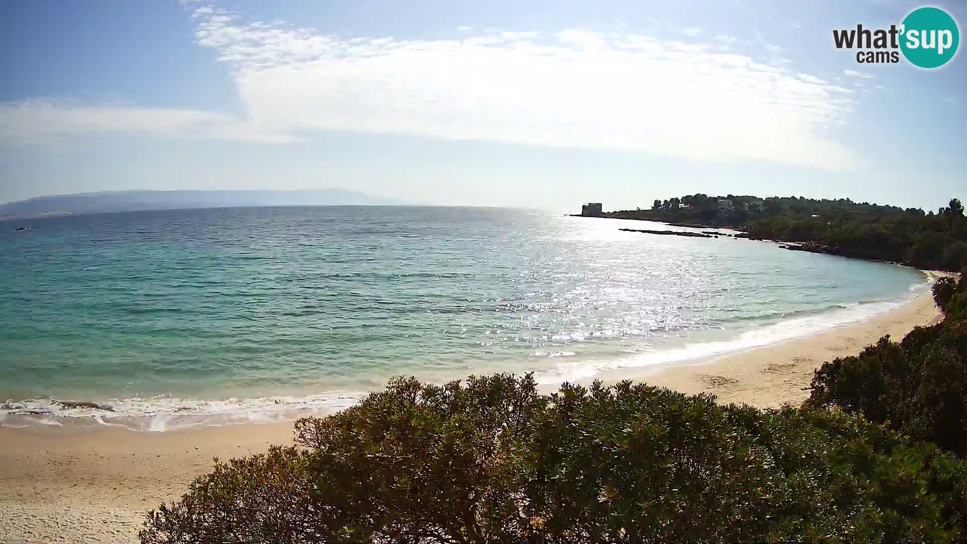 Kamera plaža Lazzaretto | Alghero | Sardinija