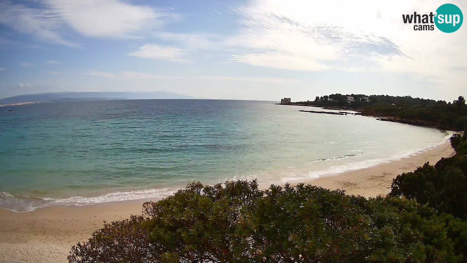 Webcam Lazzaretto Strand | Alghero | Sardinien