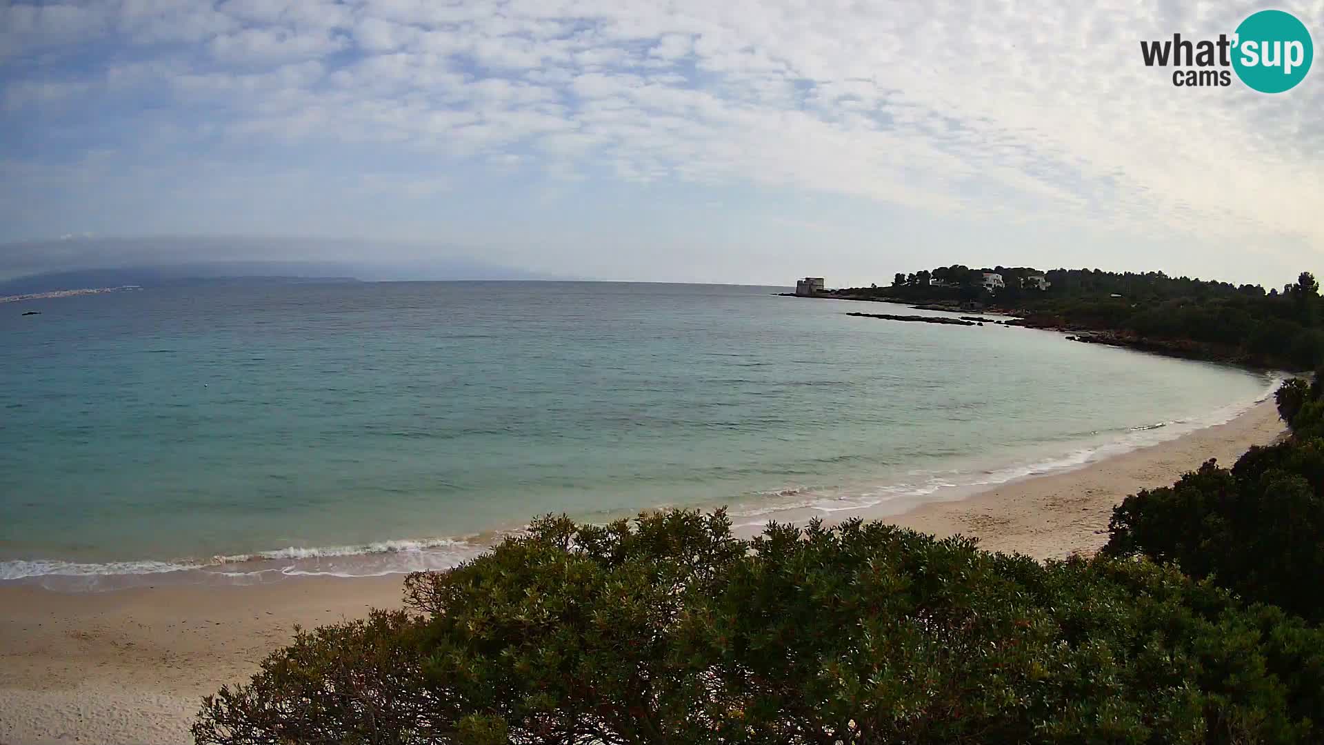 Plage Lazzaretto livecam | Alghero | Sardaigne