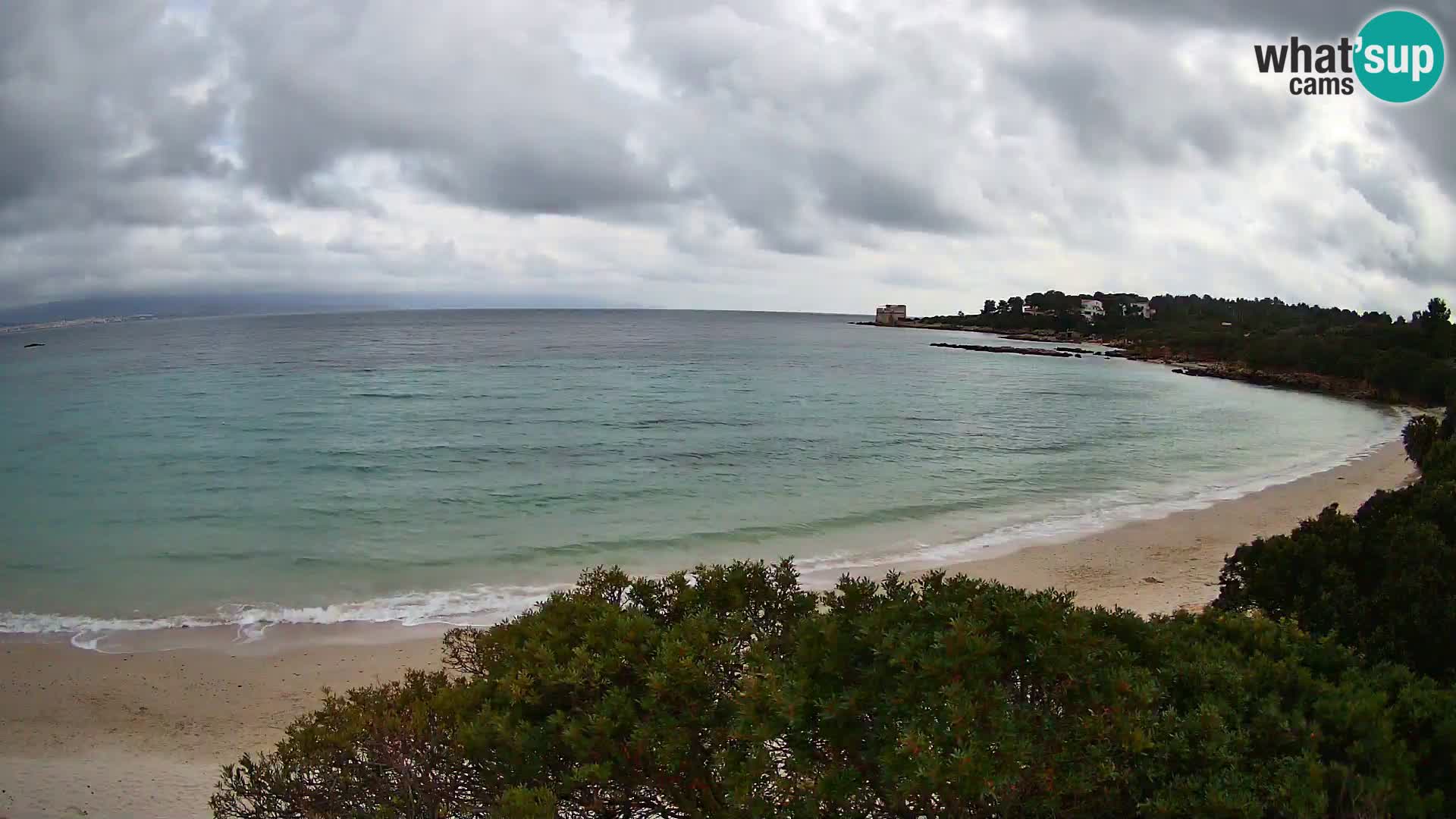 Plage Lazzaretto livecam | Alghero | Sardaigne