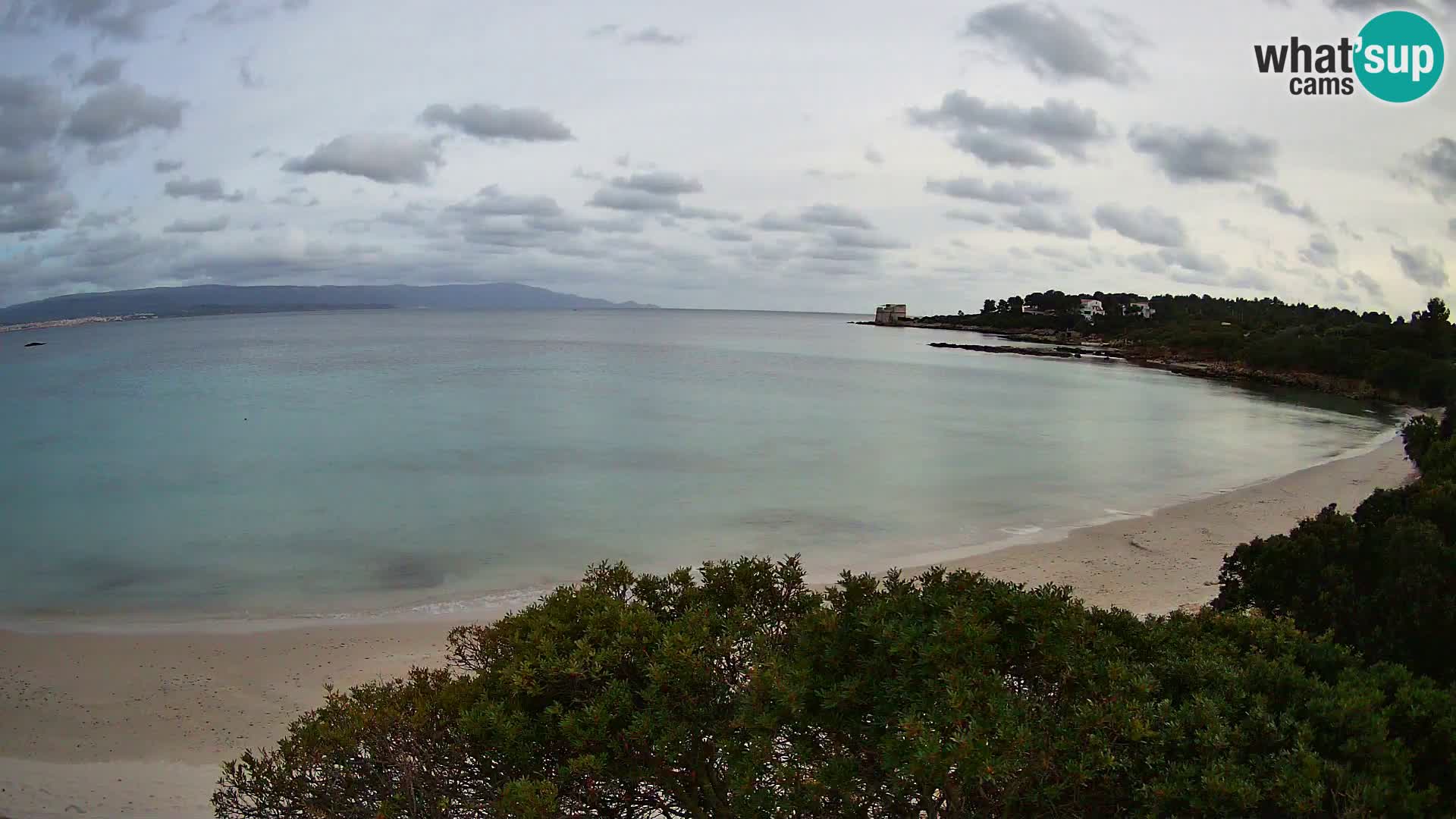 Webcam Lazzaretto beach | Alghero | Sardinia