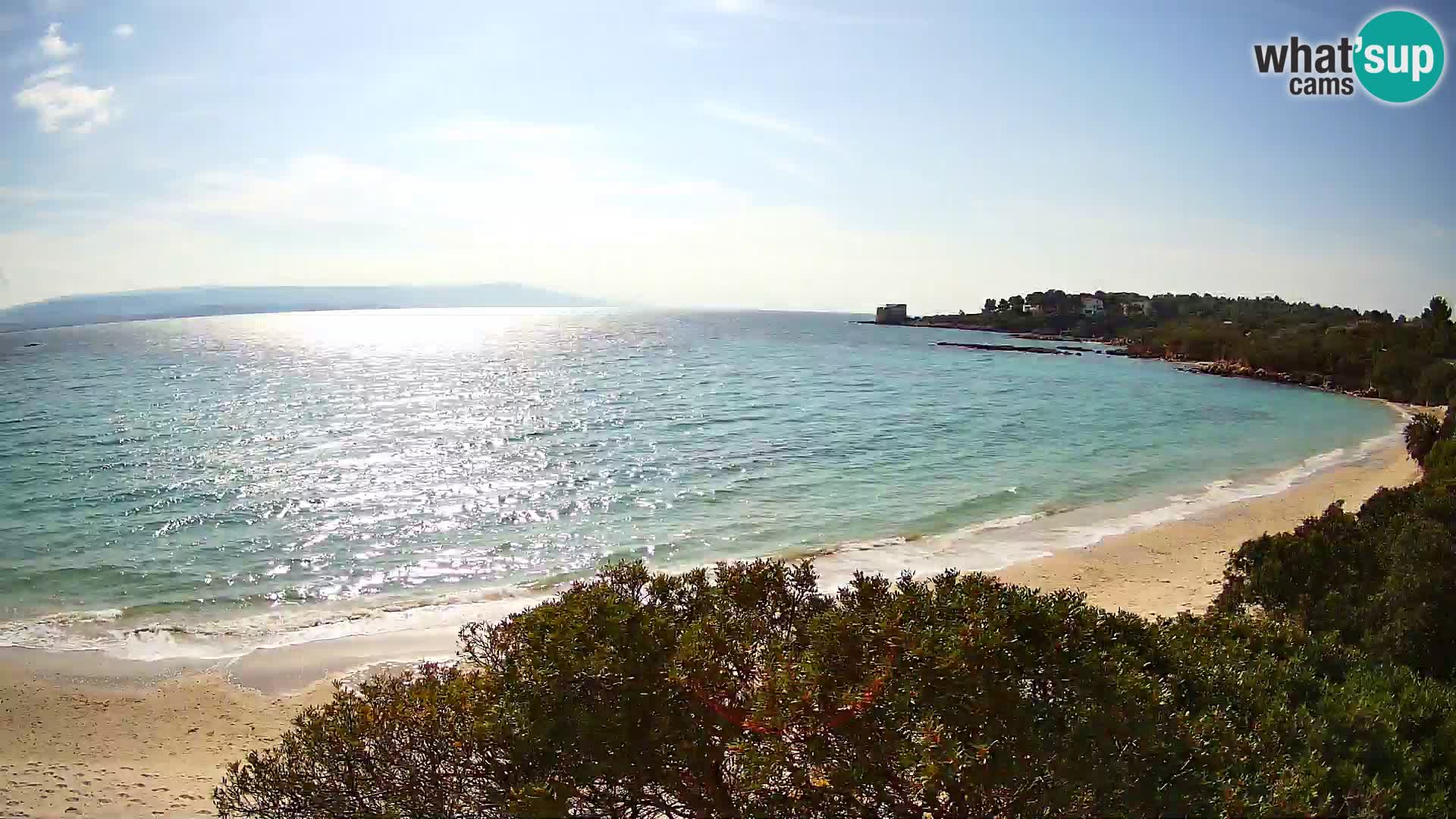 Webcam Lazzaretto Strand | Alghero | Sardinien