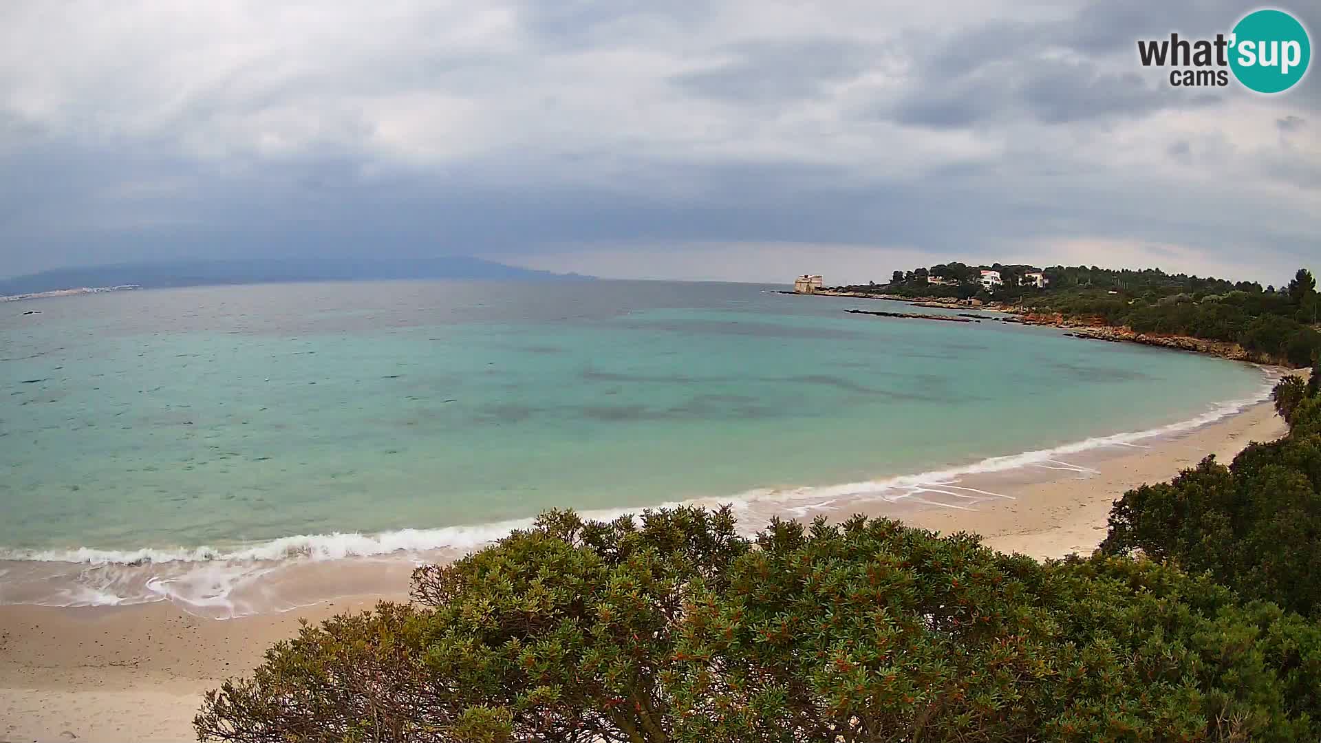 Plage Lazzaretto livecam | Alghero | Sardaigne