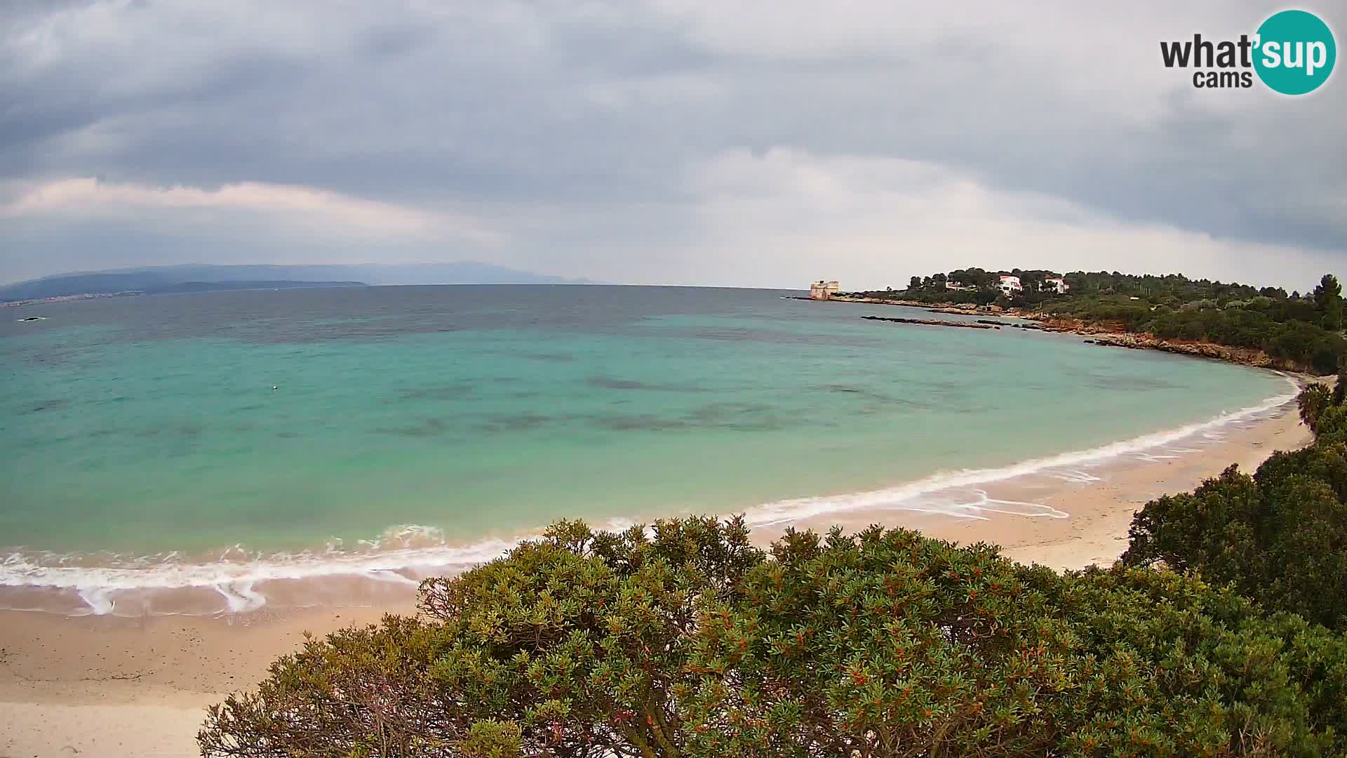 Webcam Lazzaretto beach | Alghero | Sardinia