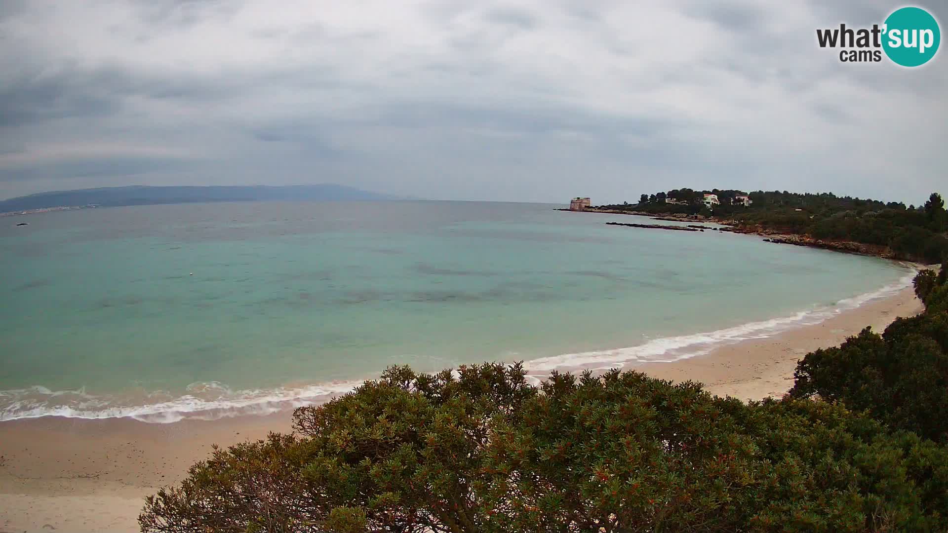 Webcam Lazzaretto Strand | Alghero | Sardinien