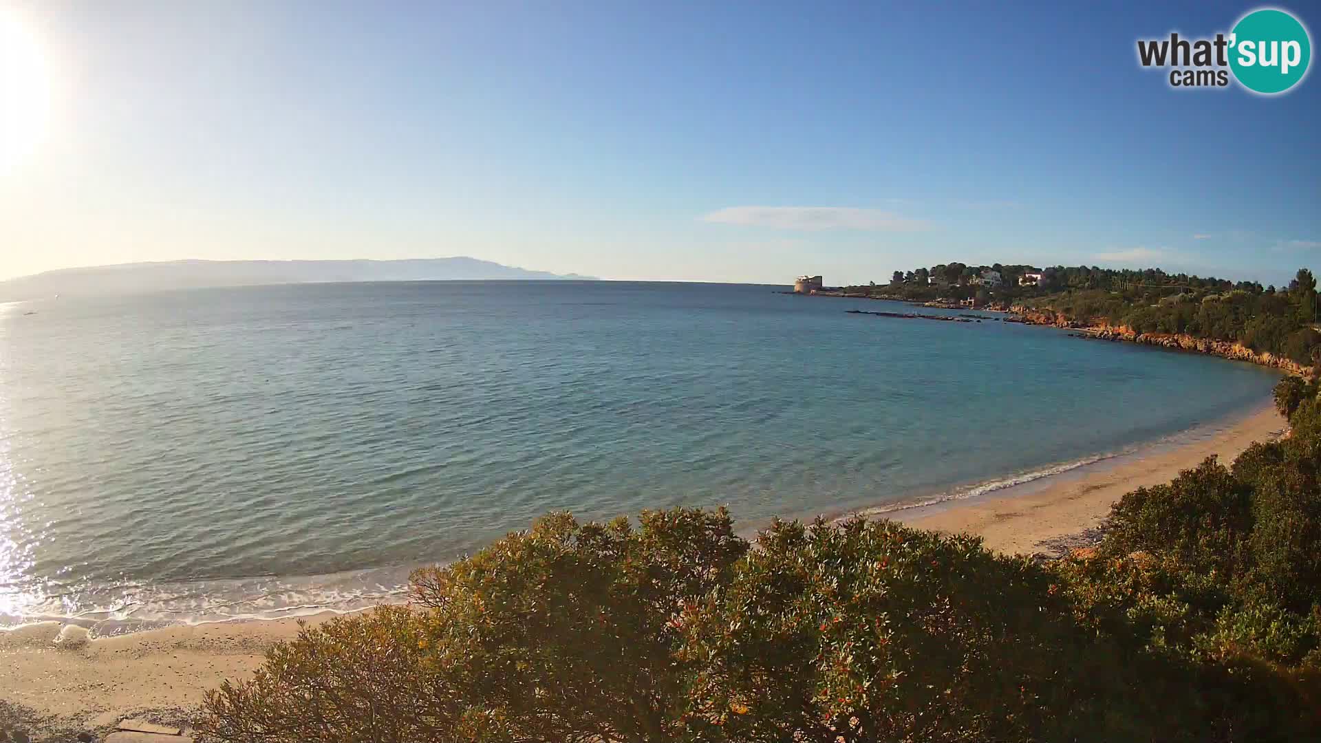 Plage Lazzaretto livecam | Alghero | Sardaigne