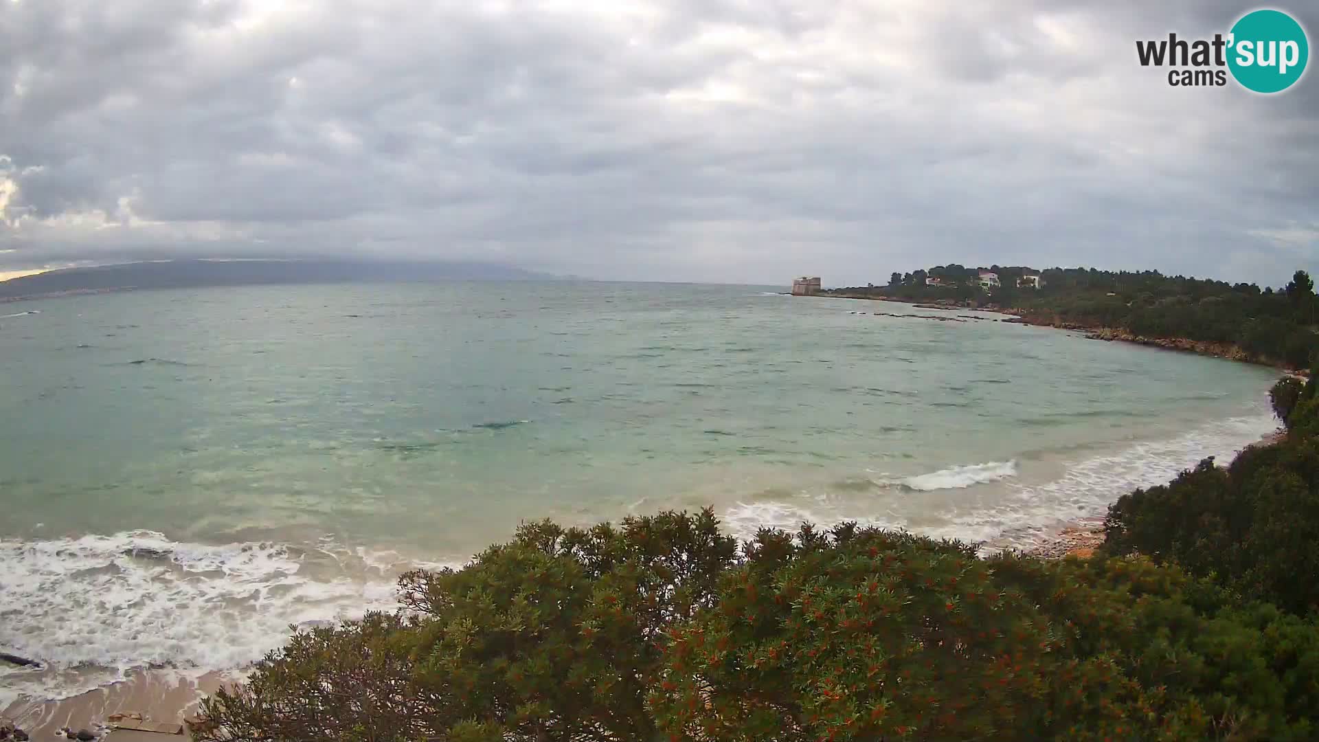 Webcam Lazzaretto Strand | Alghero | Sardinien