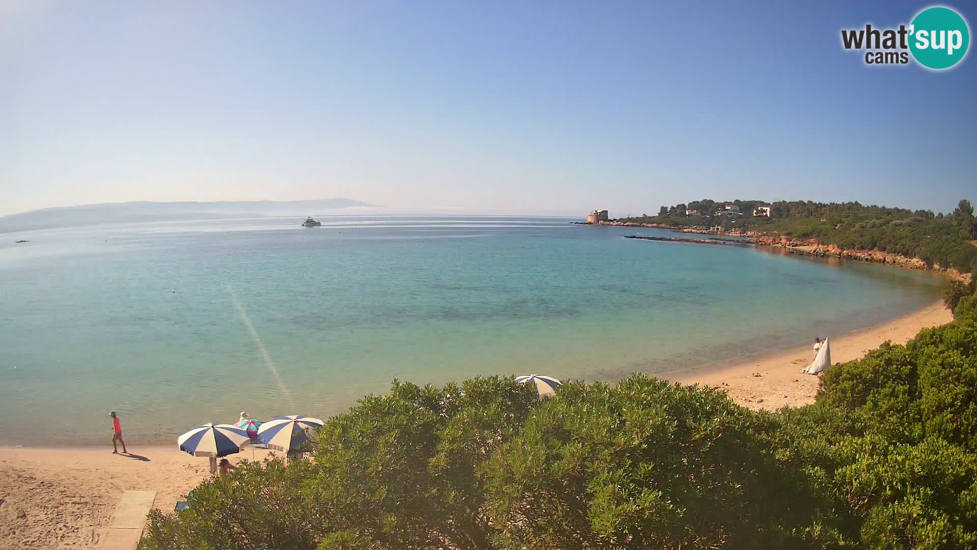 Webcam Lazzaretto beach | Alghero | Sardinia