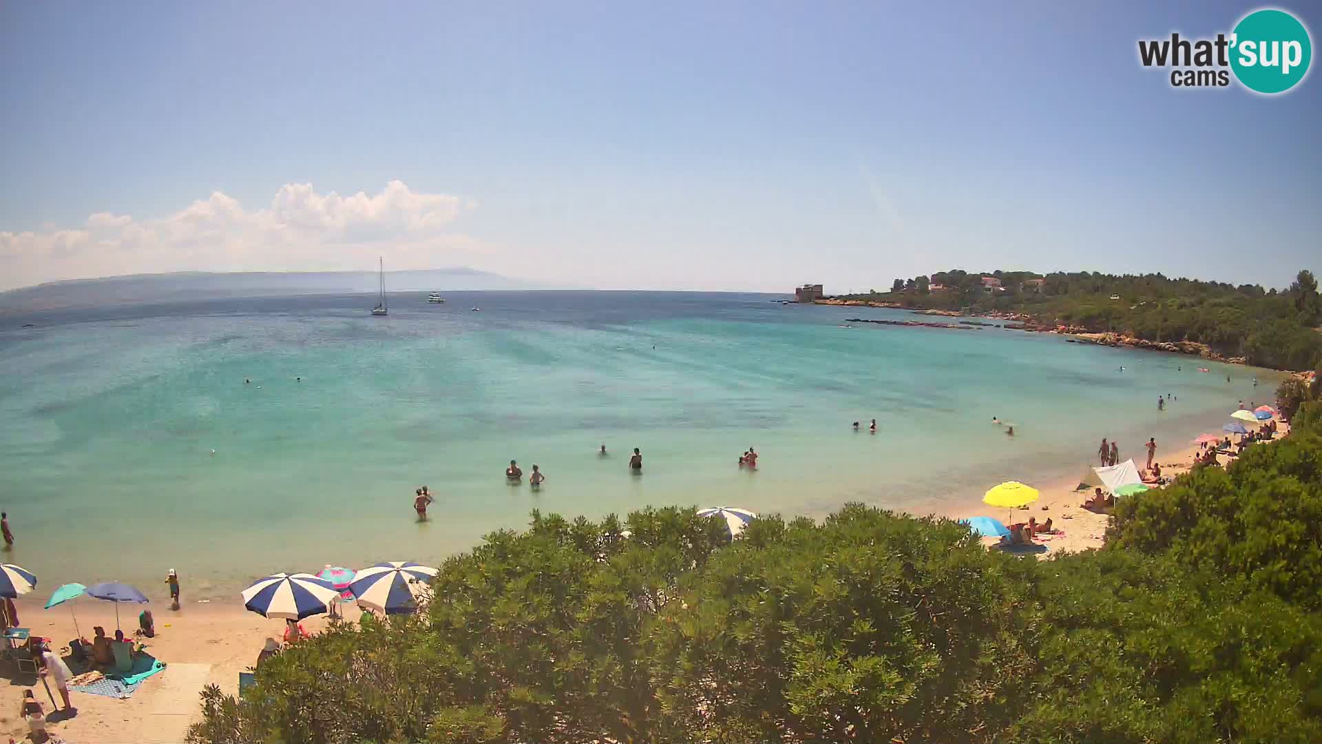 Webcam Lazzaretto beach | Alghero | Sardinia