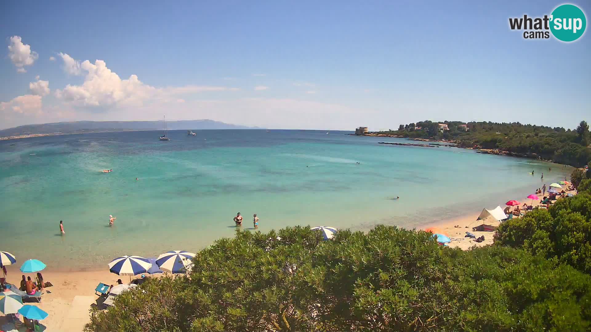 Webcam spiaggia Lazzaretto | Alghero | Sardegna