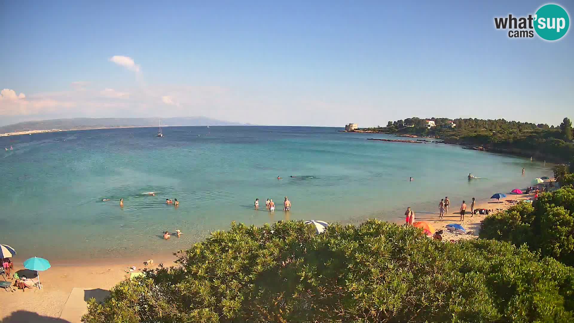 Webcam Lazzaretto beach | Alghero | Sardinia