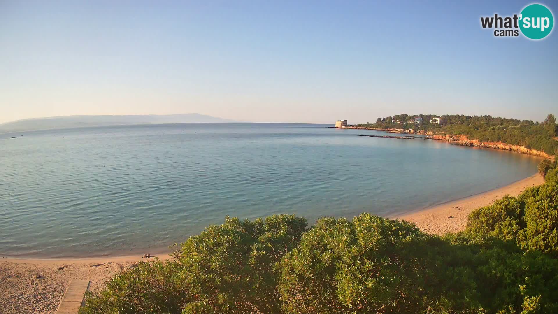 Webcam Lazzaretto beach | Alghero | Sardinia