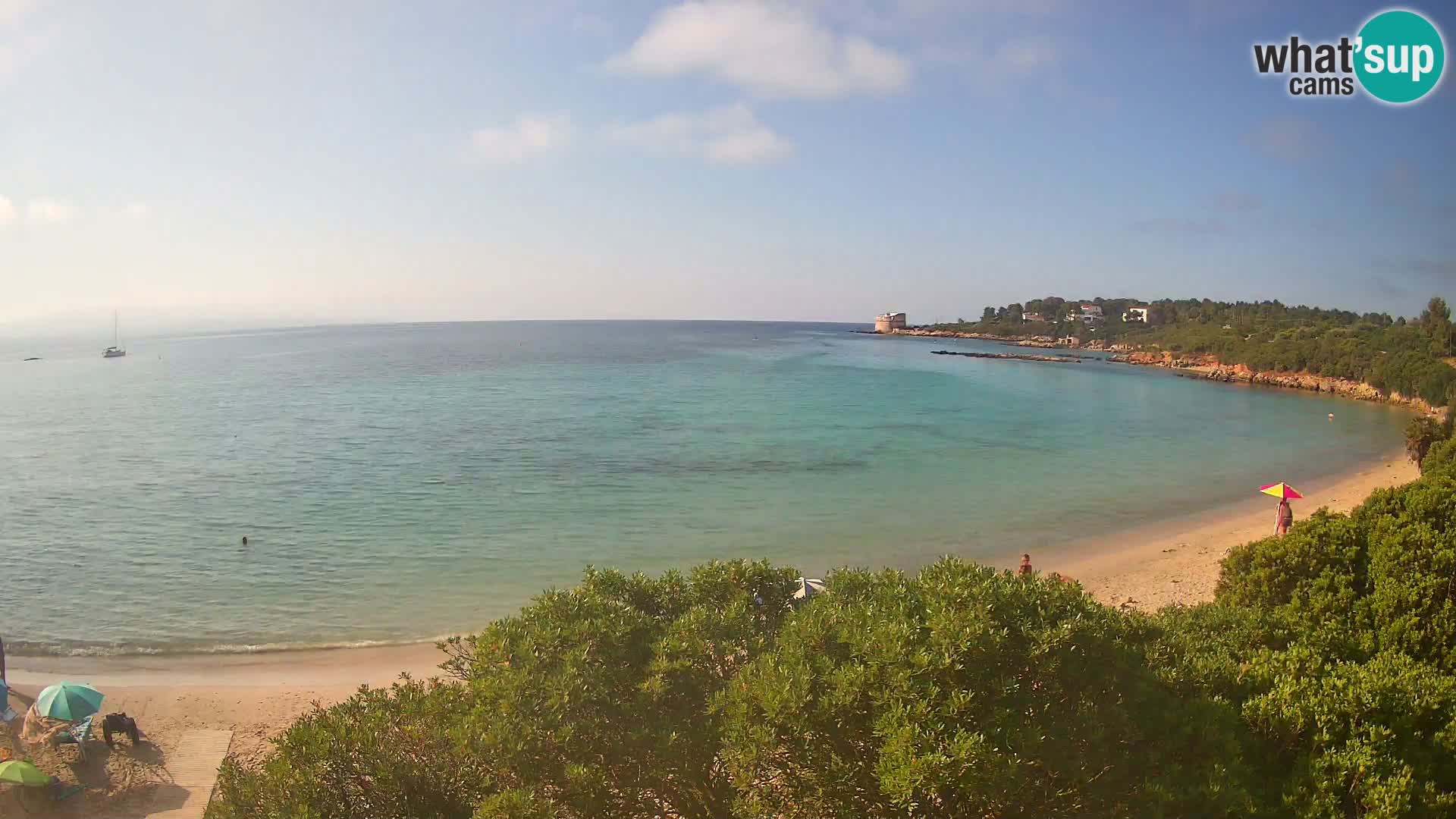 Kamera plaža Lazzaretto | Alghero | Sardinija