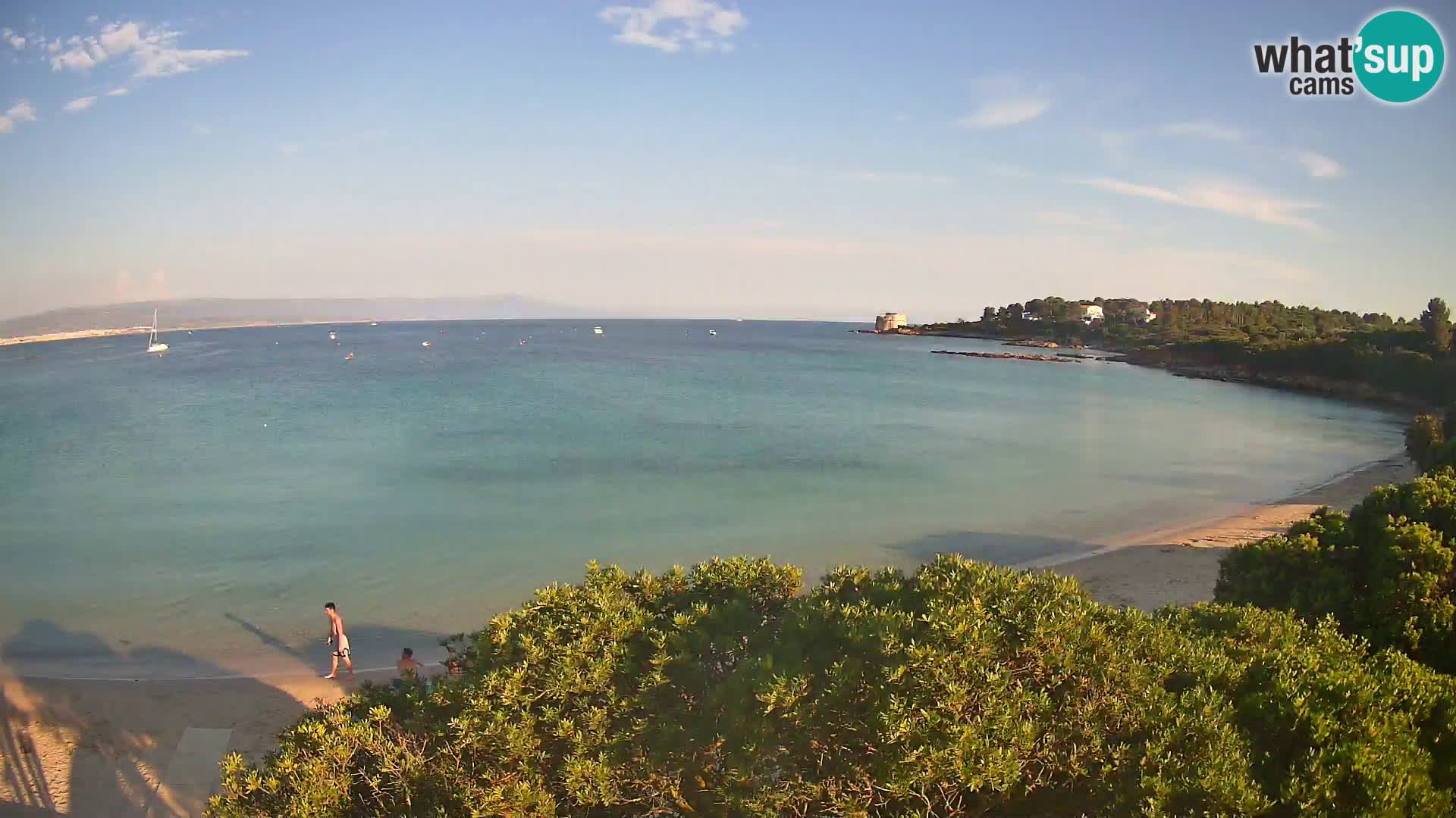 Webcam Lazzaretto beach | Alghero | Sardinia