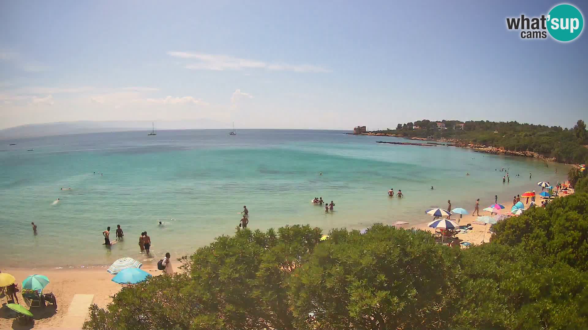 Webcam Lazzaretto Strand | Alghero | Sardinien