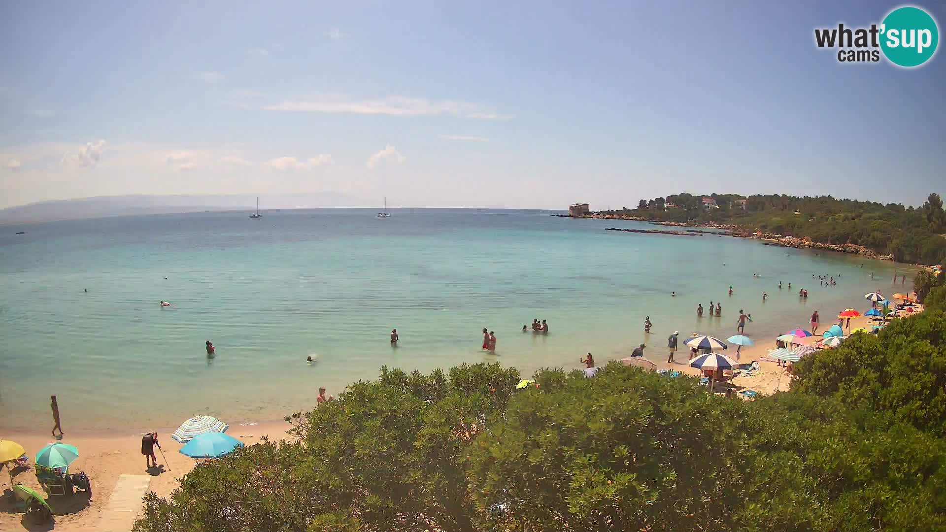 Webcam Lazzaretto Strand | Alghero | Sardinien