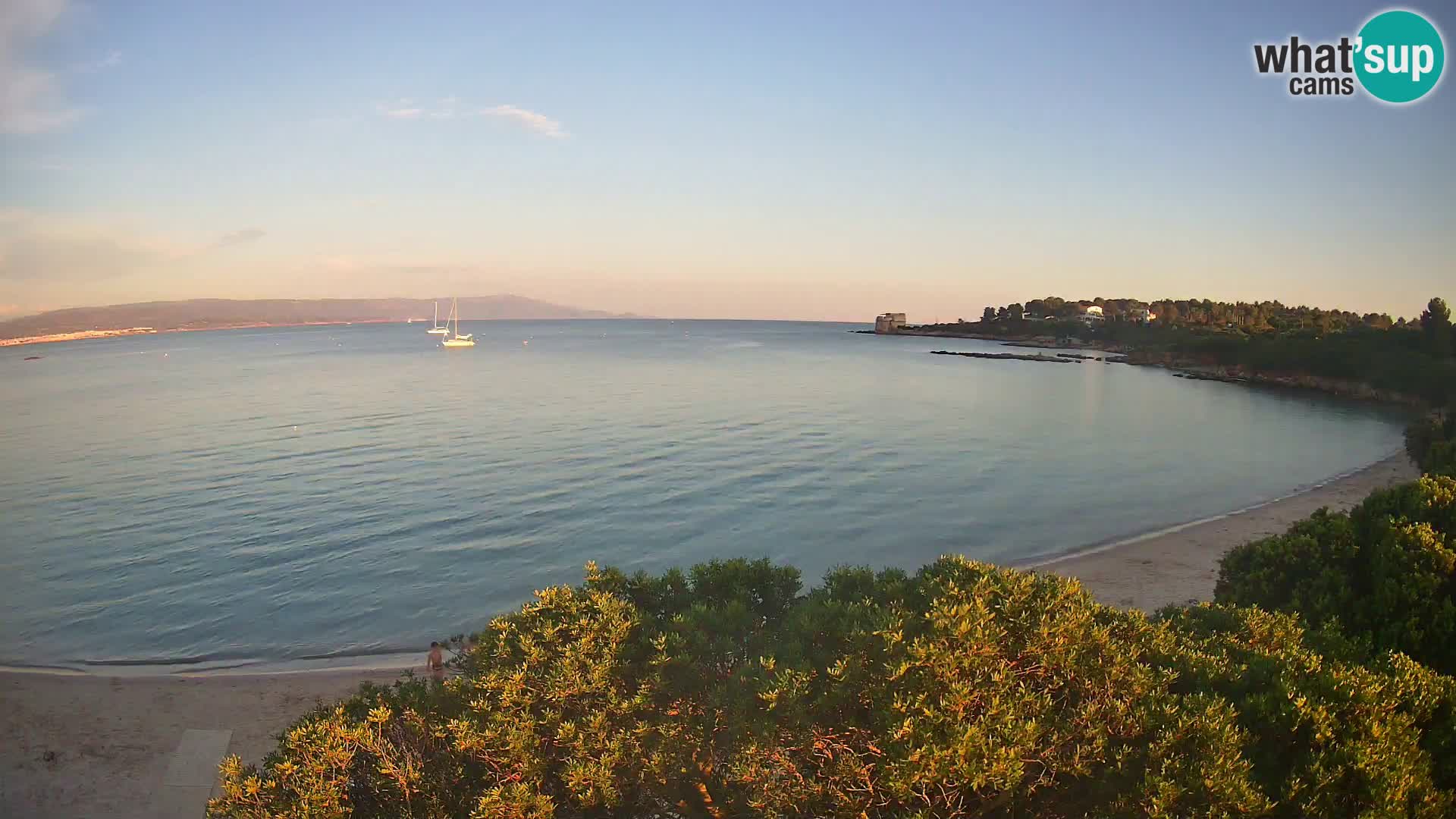 Webcam Lazzaretto beach | Alghero | Sardinia