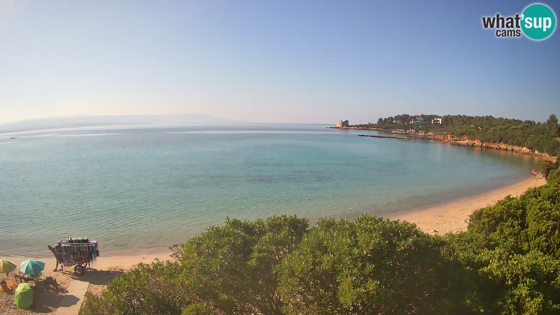 Webcam Lazzaretto beach | Alghero | Sardinia