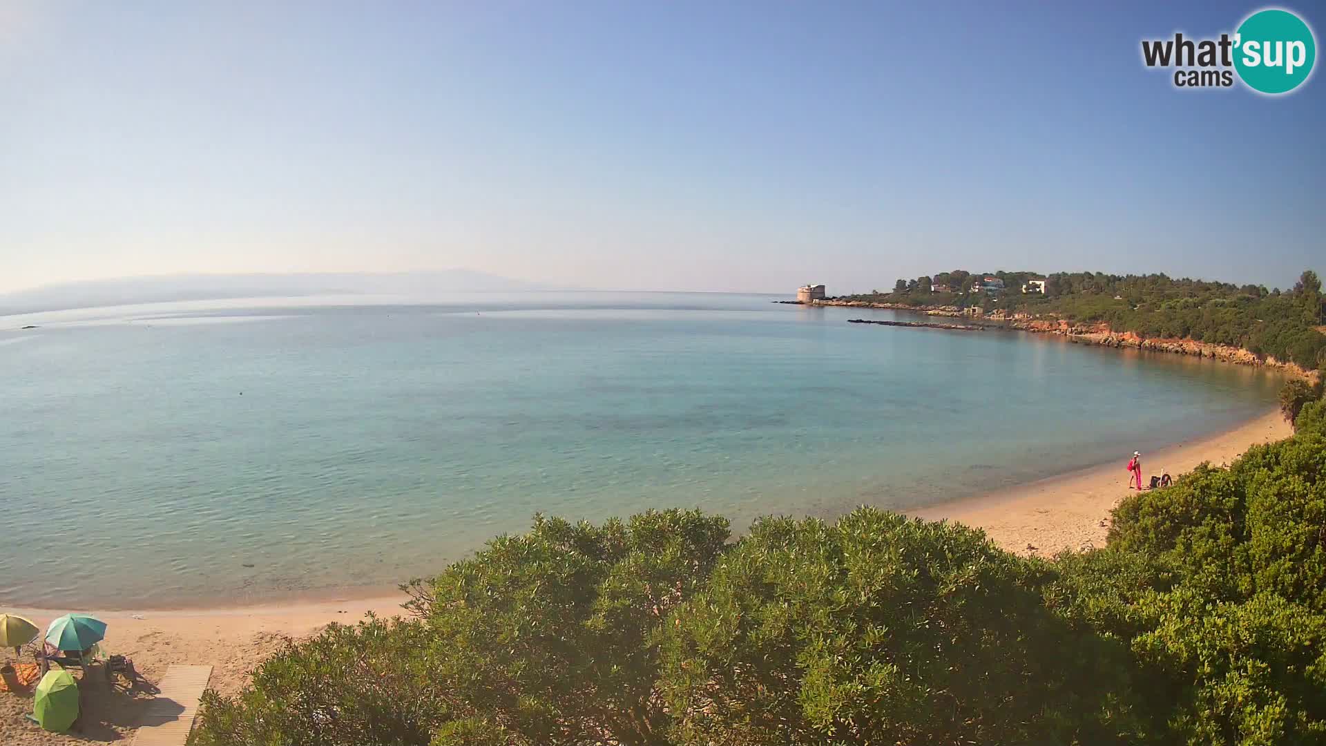 Webcam Lazzaretto beach | Alghero | Sardinia
