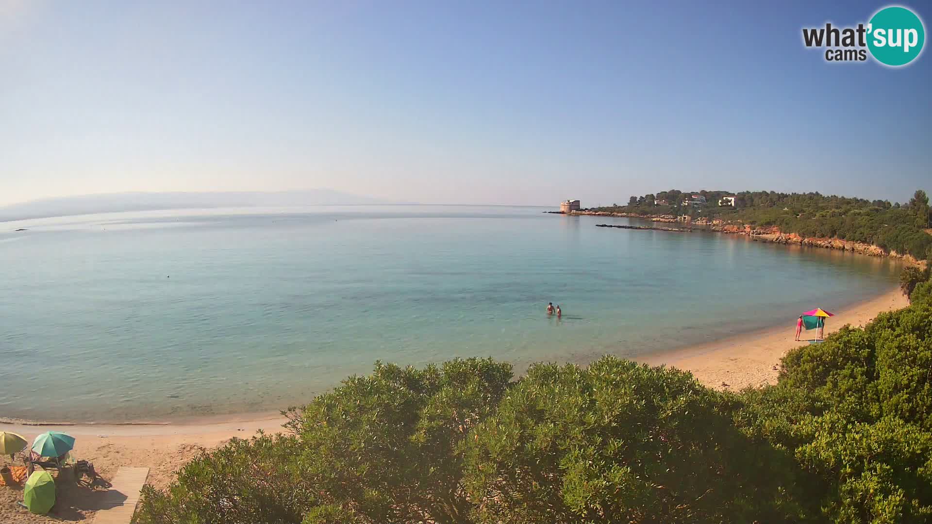 Plage Lazzaretto livecam | Alghero | Sardaigne