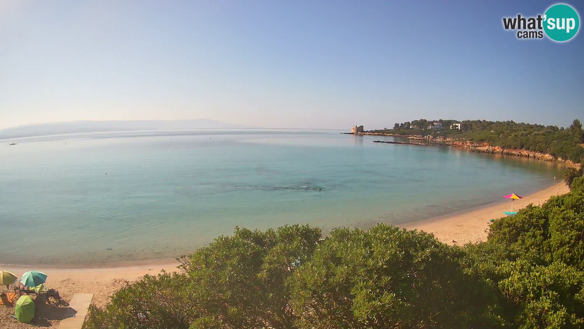 Kamera plaža Lazzaretto | Alghero | Sardinija