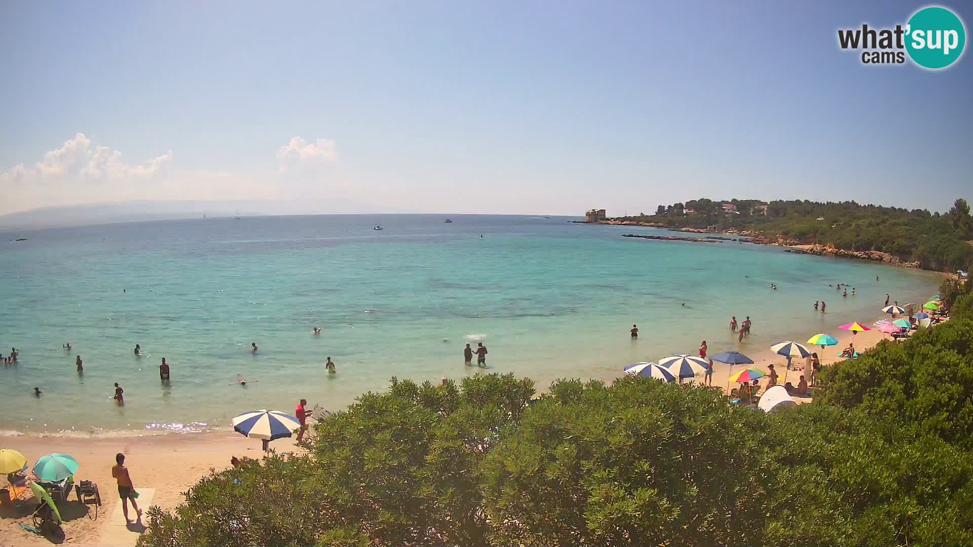 Webcam Lazzaretto Strand | Alghero | Sardinien