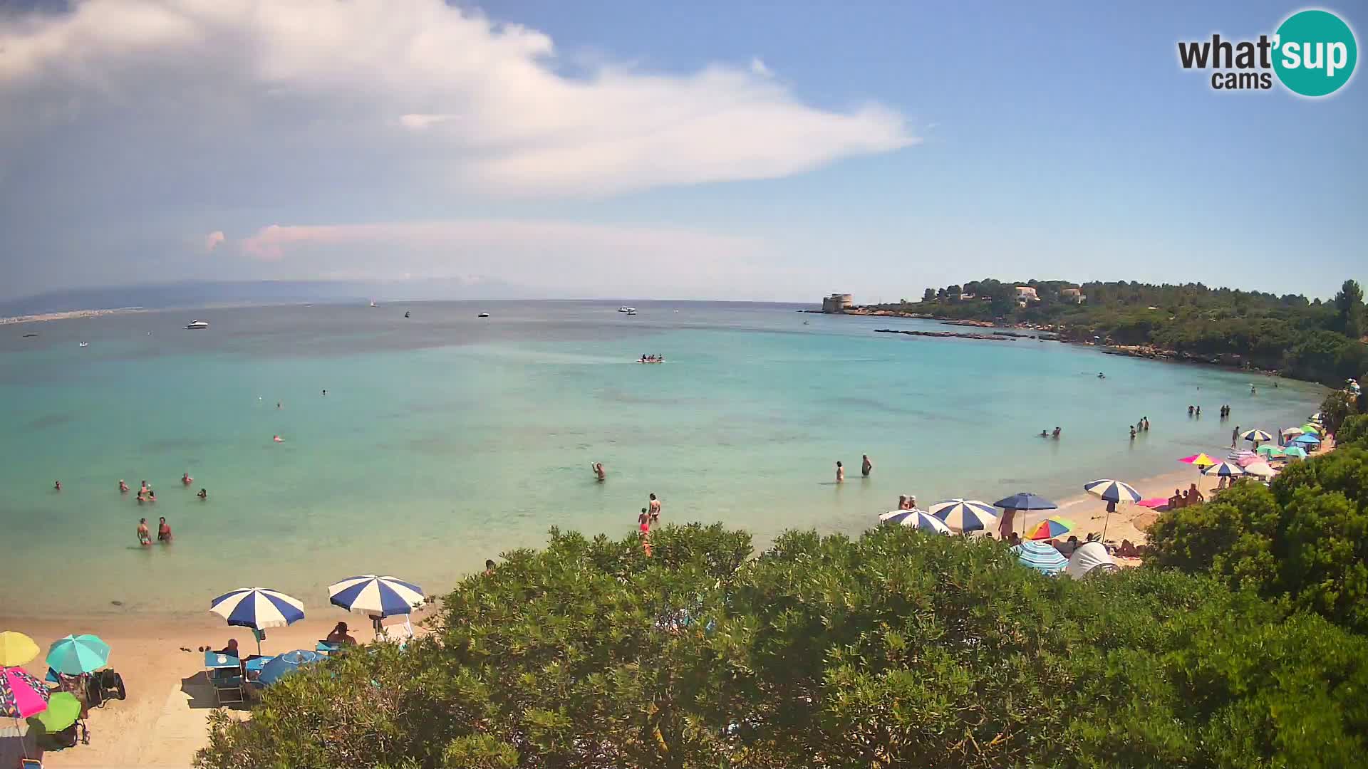 Webcam Lazzaretto beach | Alghero | Sardinia
