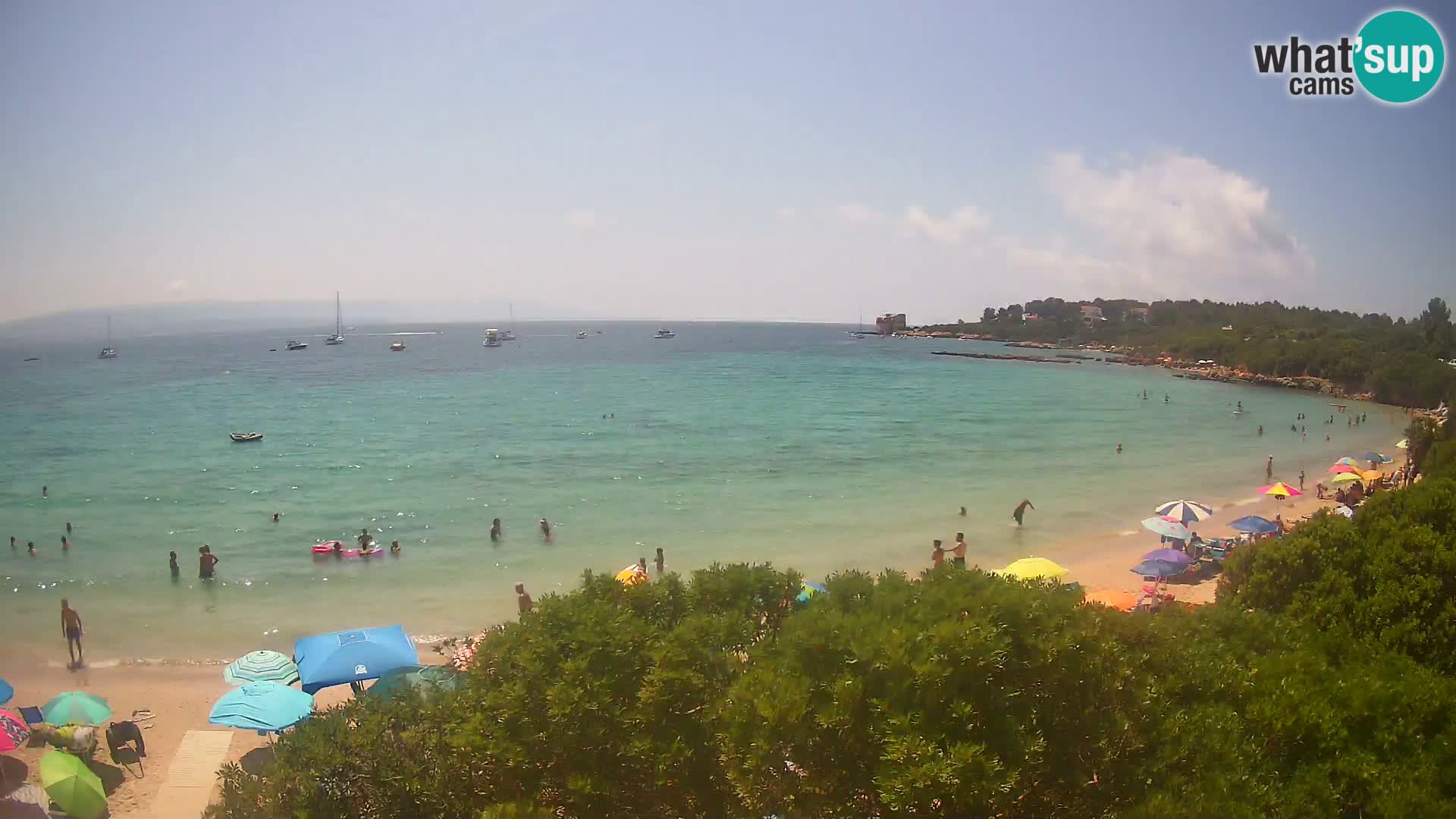 Webcam Lazzaretto Strand | Alghero | Sardinien