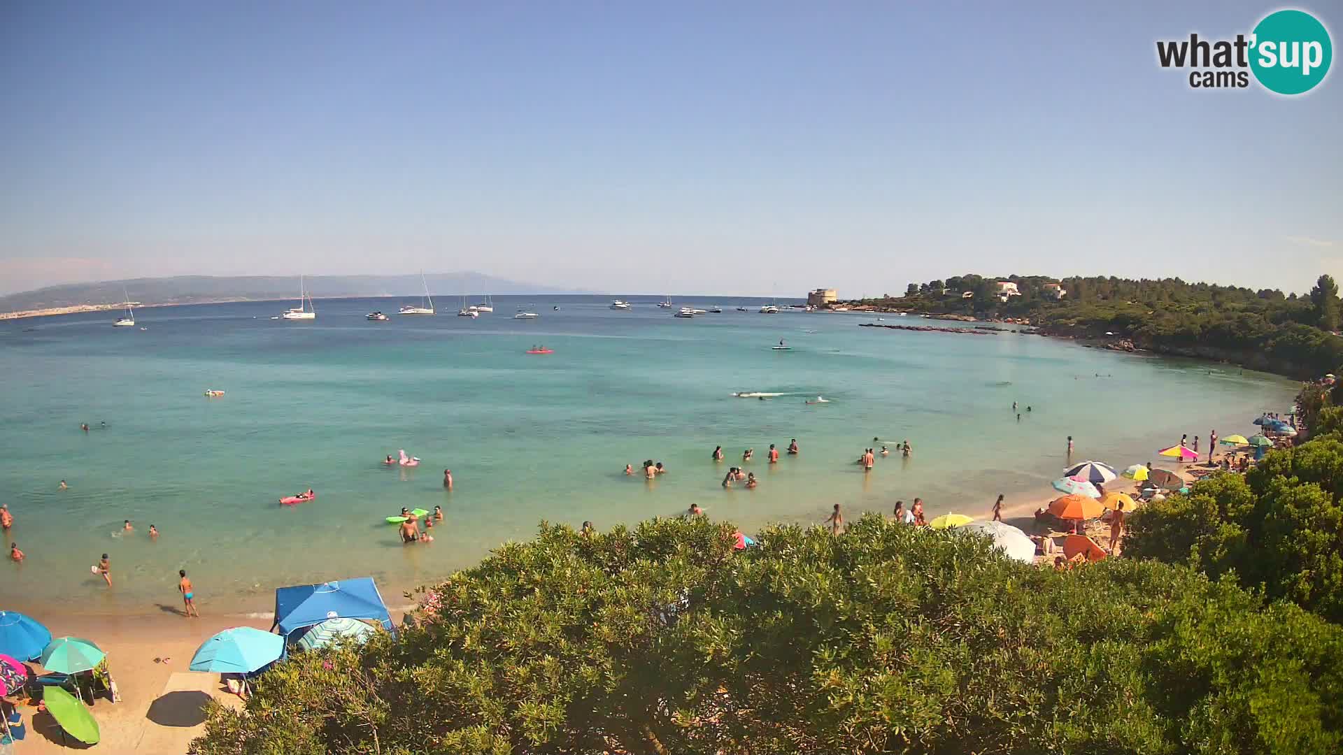 Webcam Lazzaretto beach | Alghero | Sardinia