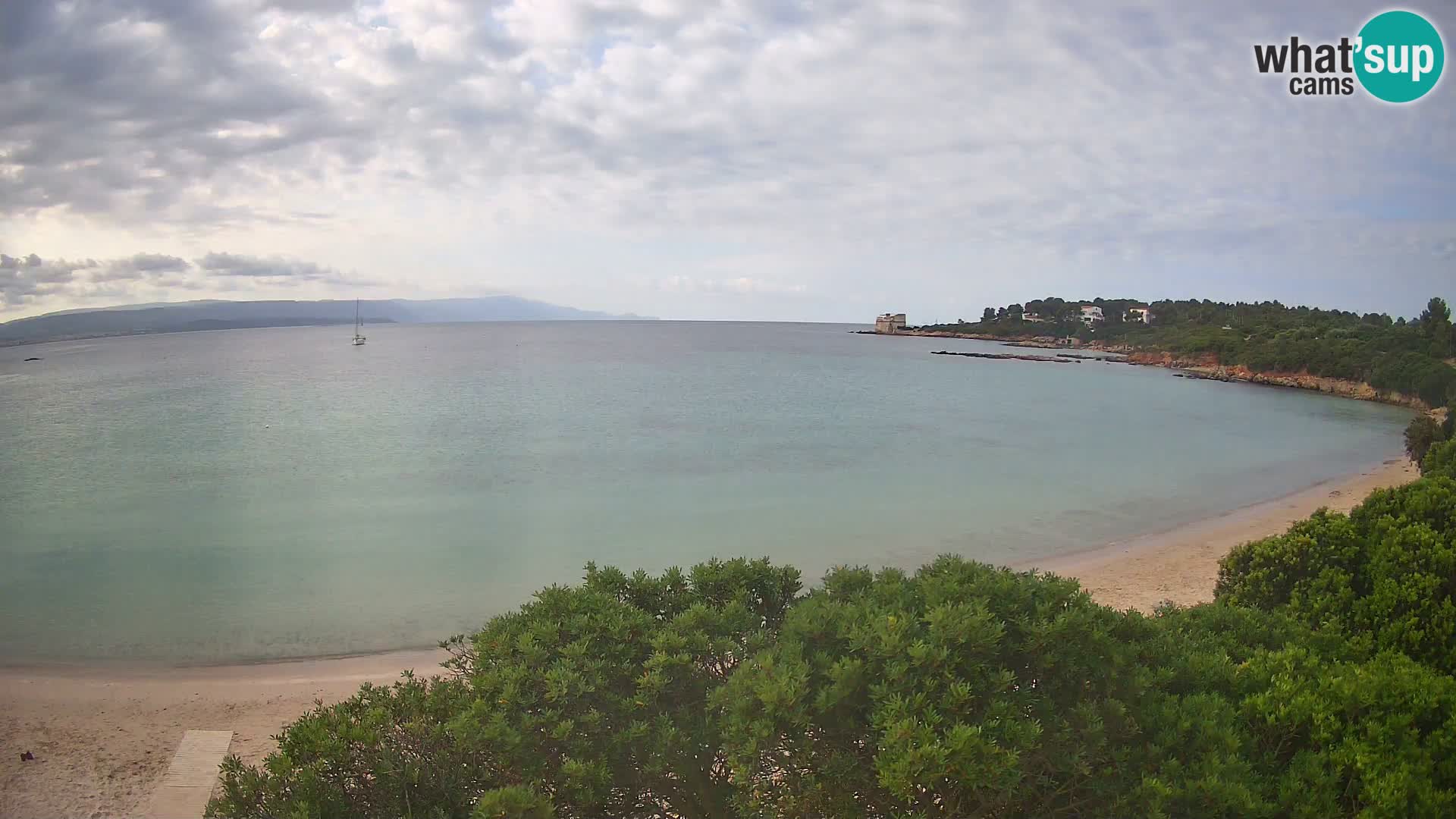 Kamera plaža Lazzaretto | Alghero | Sardinija