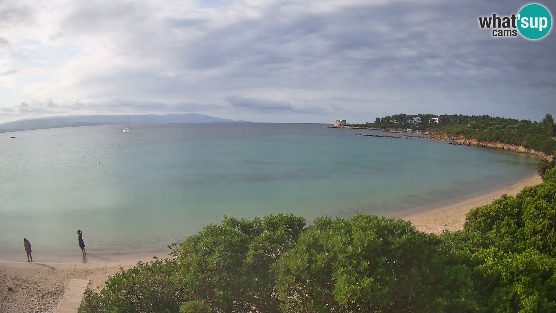 Webcam Lazzaretto beach | Alghero | Sardinia