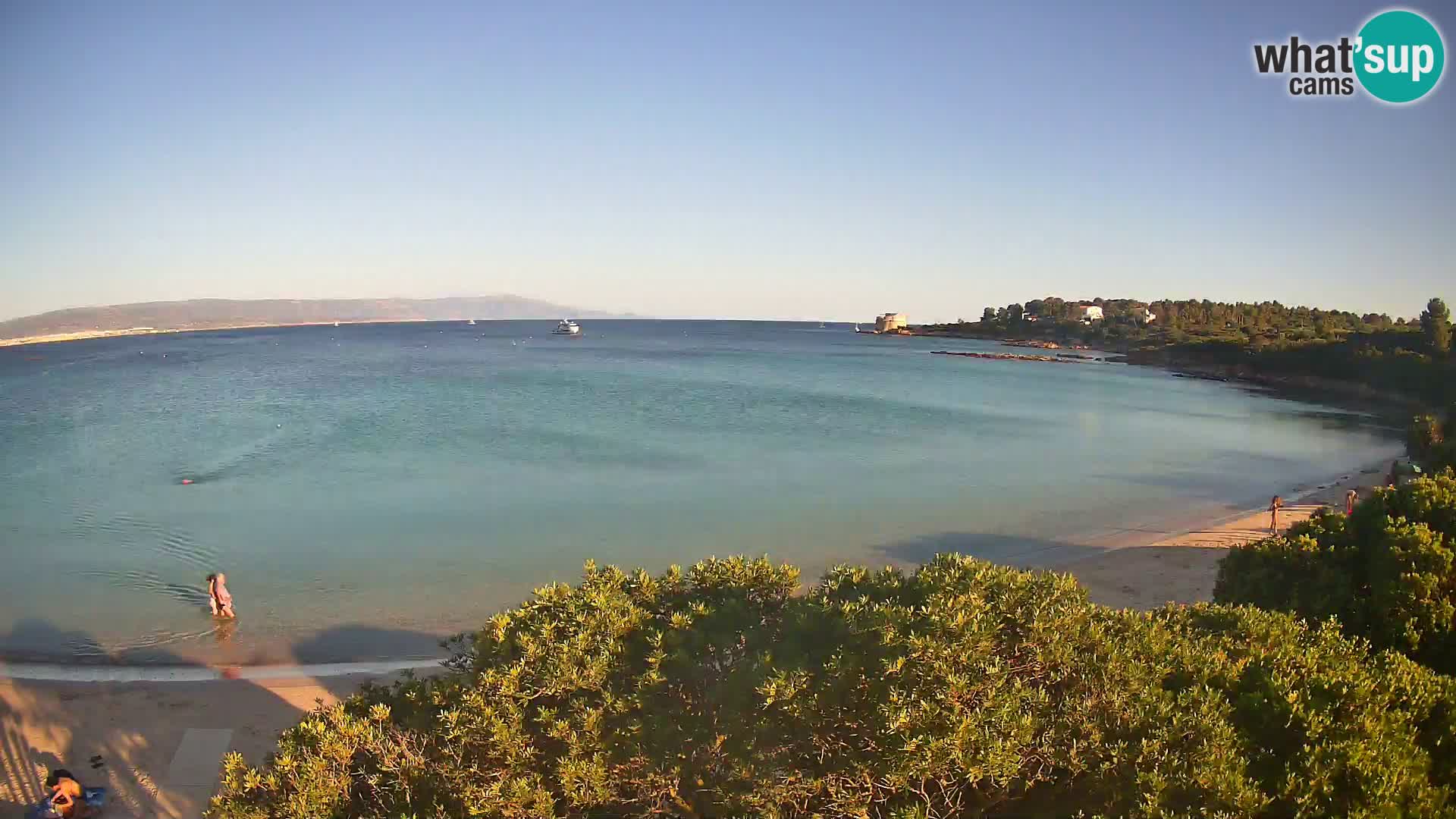 Webcam Lazzaretto beach | Alghero | Sardinia
