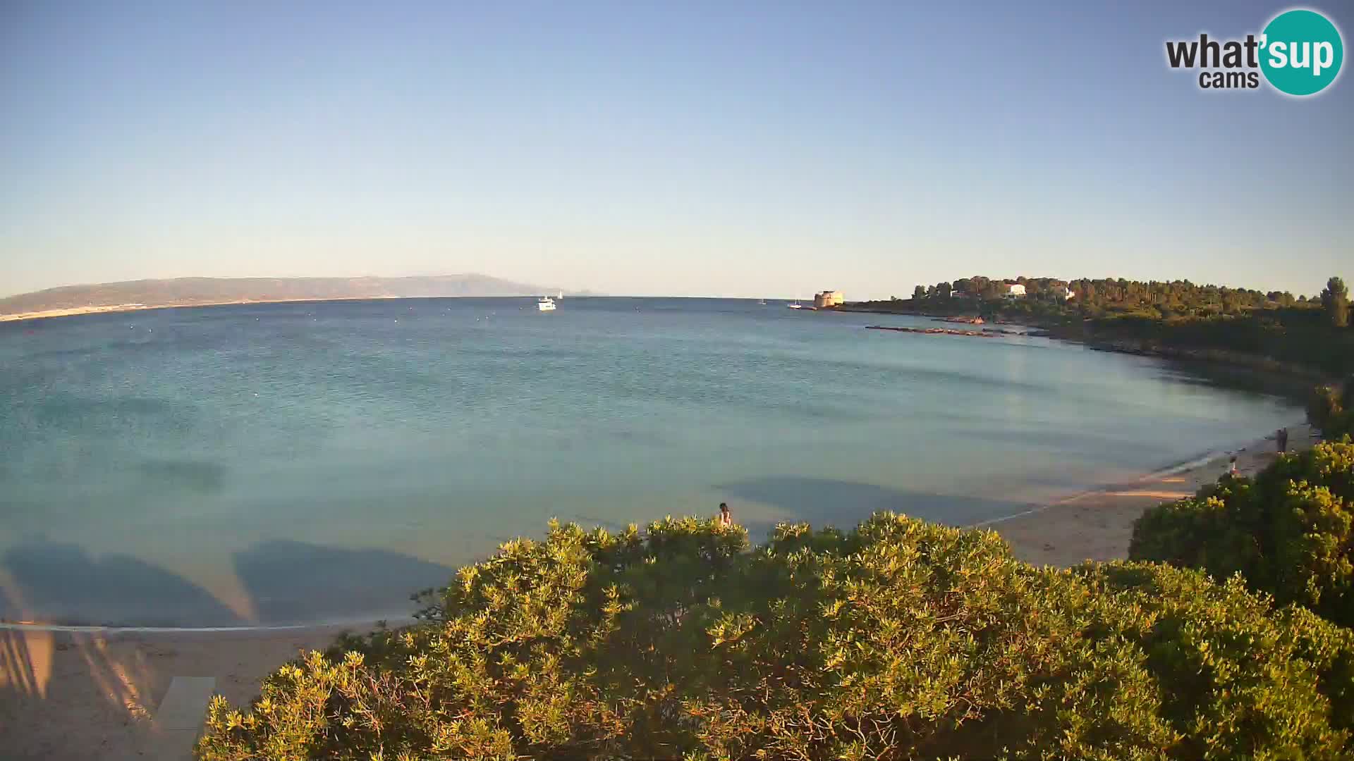 Webcam Lazzaretto Strand | Alghero | Sardinien